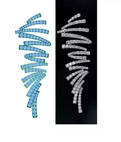 messika diamond earrings