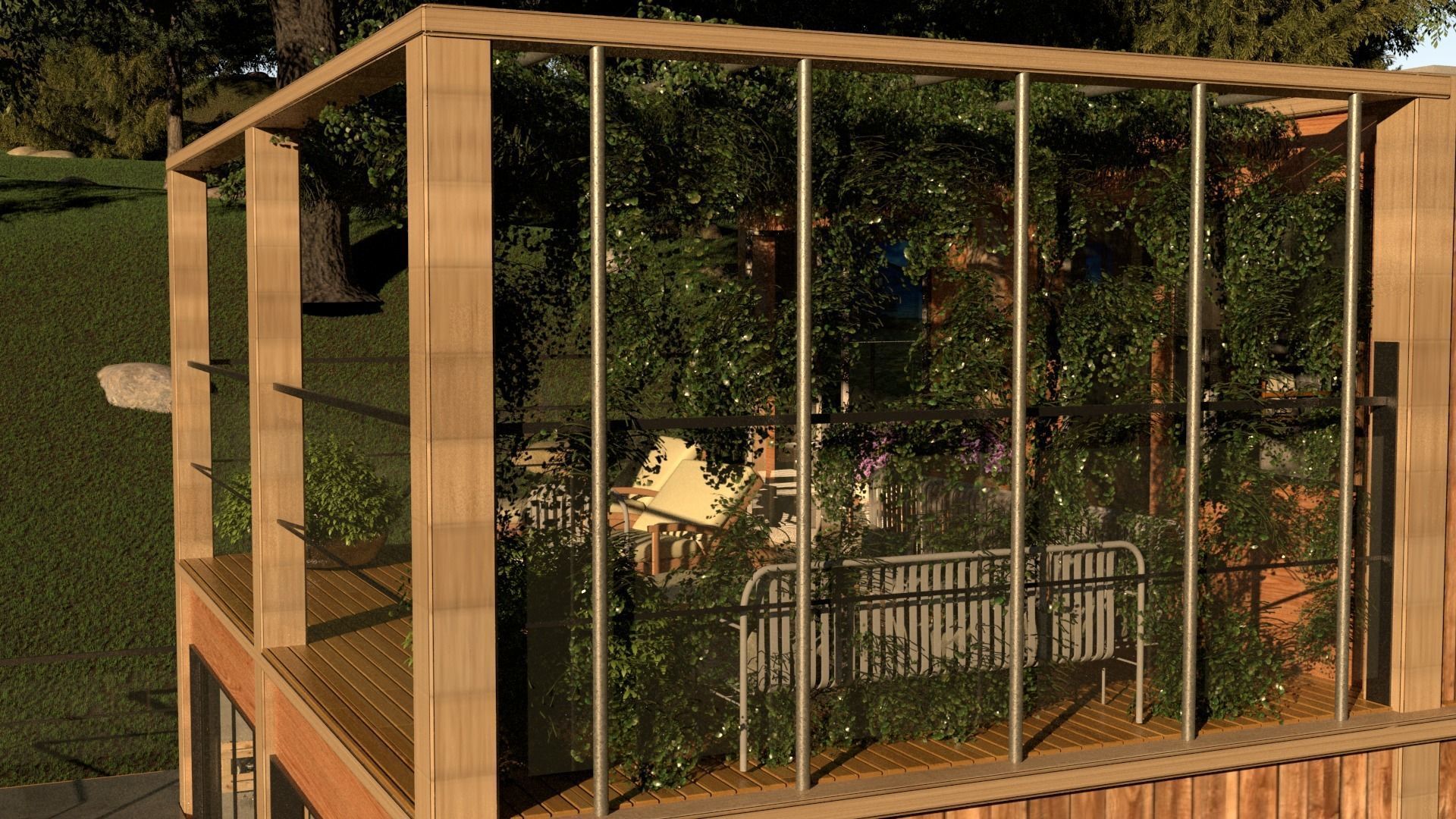 laosMovikheien wooden house in desert 3D model_11