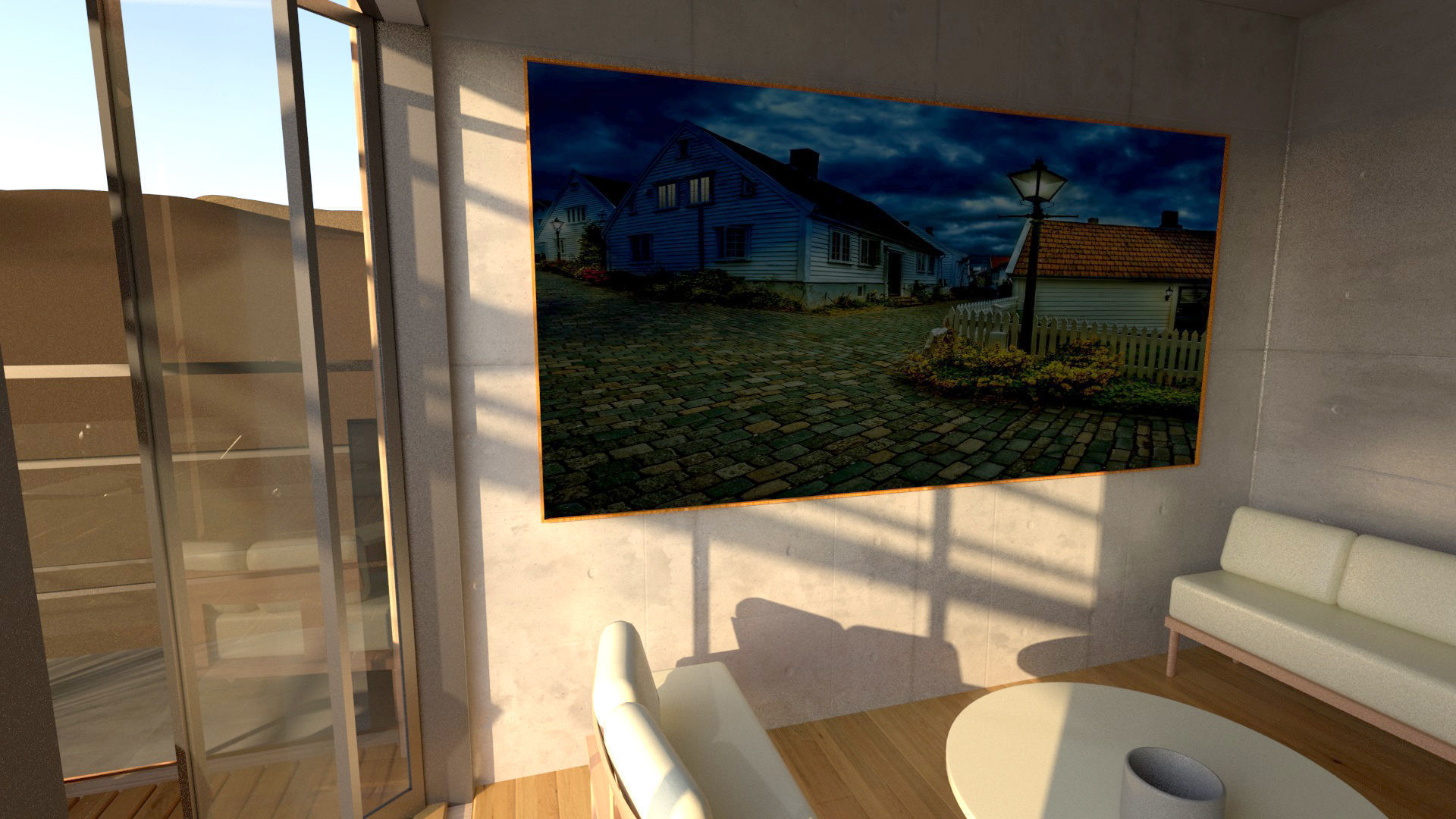 laosMovikheien wooden house in desert 3D model_5