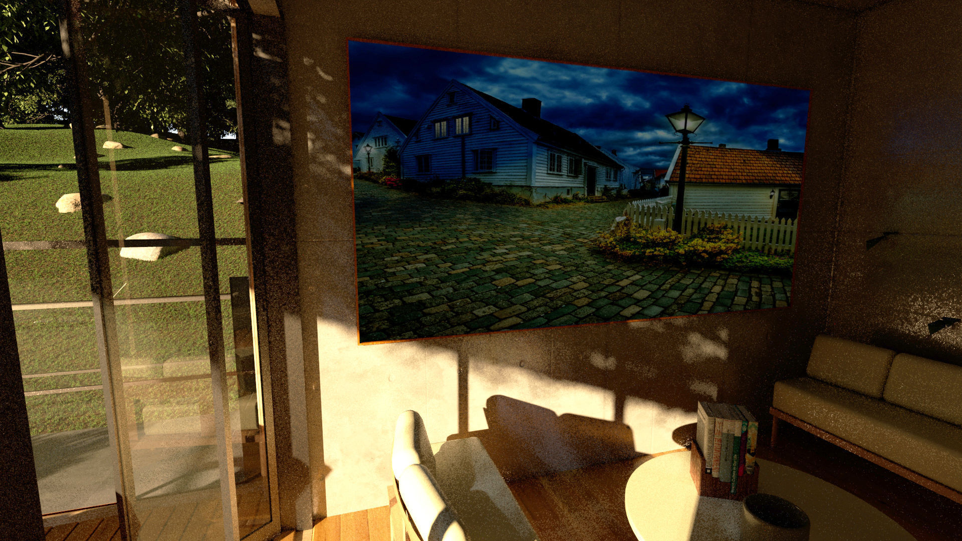 laosMovikheien wooden house in desert 3D model_12