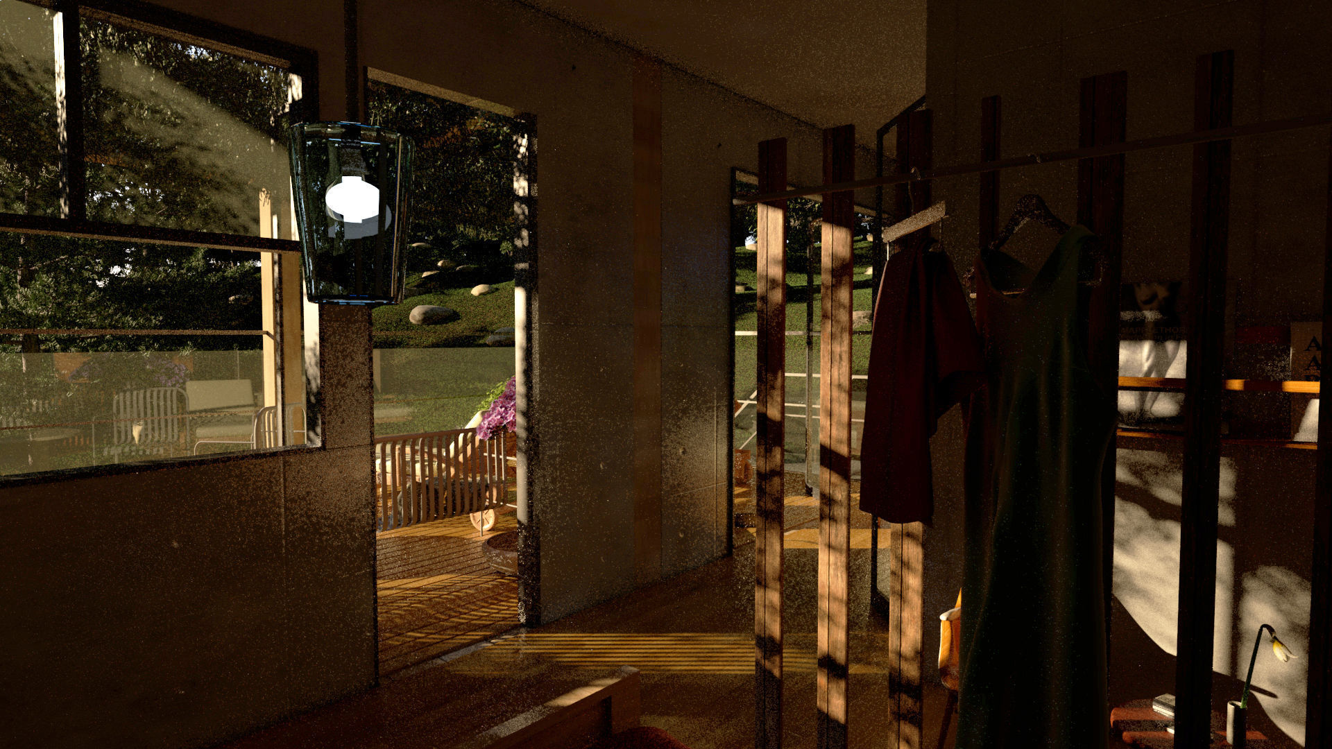 laosMovikheien wooden house in desert 3D model_9