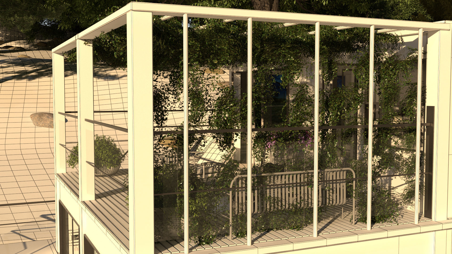 laosMovikheien wooden house in desert 3D model_19