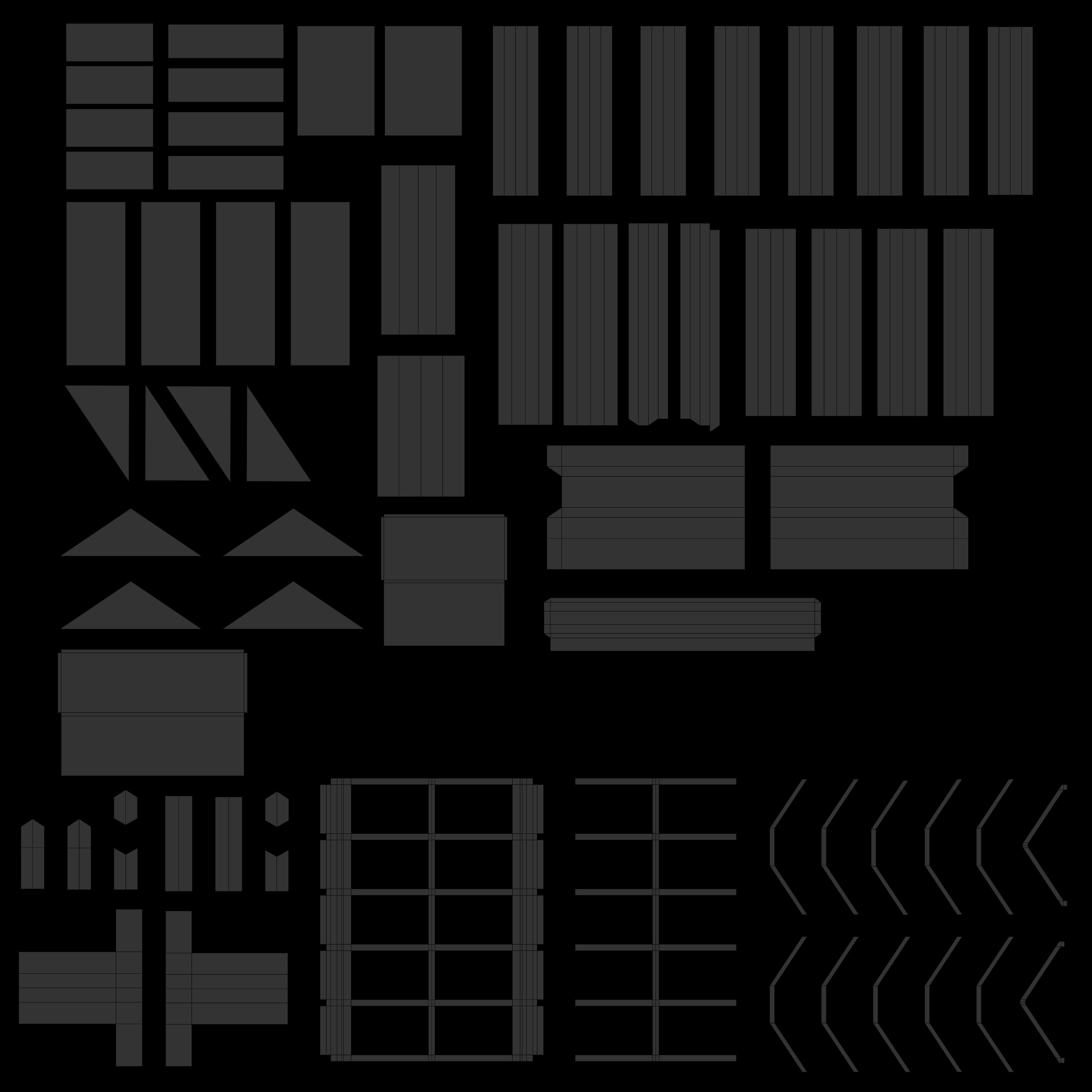 Greenhouse with glass roof Low-poly 3D model_17