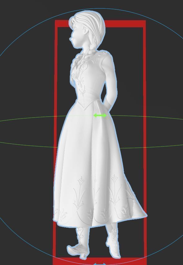 DISNEY FROZEN 3 PACK - ANNA ELSA and OLAF Hi Res 3D Print Files 3D print model_18