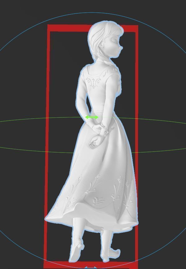 DISNEY FROZEN 3 PACK - ANNA ELSA and OLAF Hi Res 3D Print Files 3D print model_10