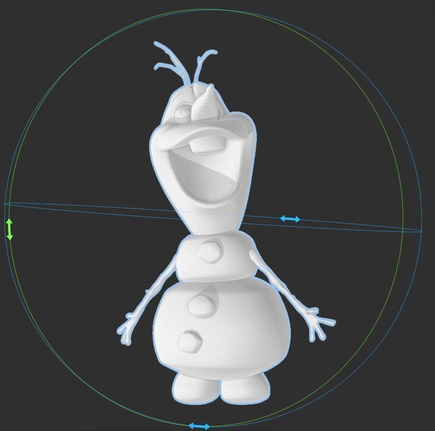 DISNEY FROZEN 3 PACK - ANNA ELSA and OLAF Hi Res 3D Print Files 3D print model_2