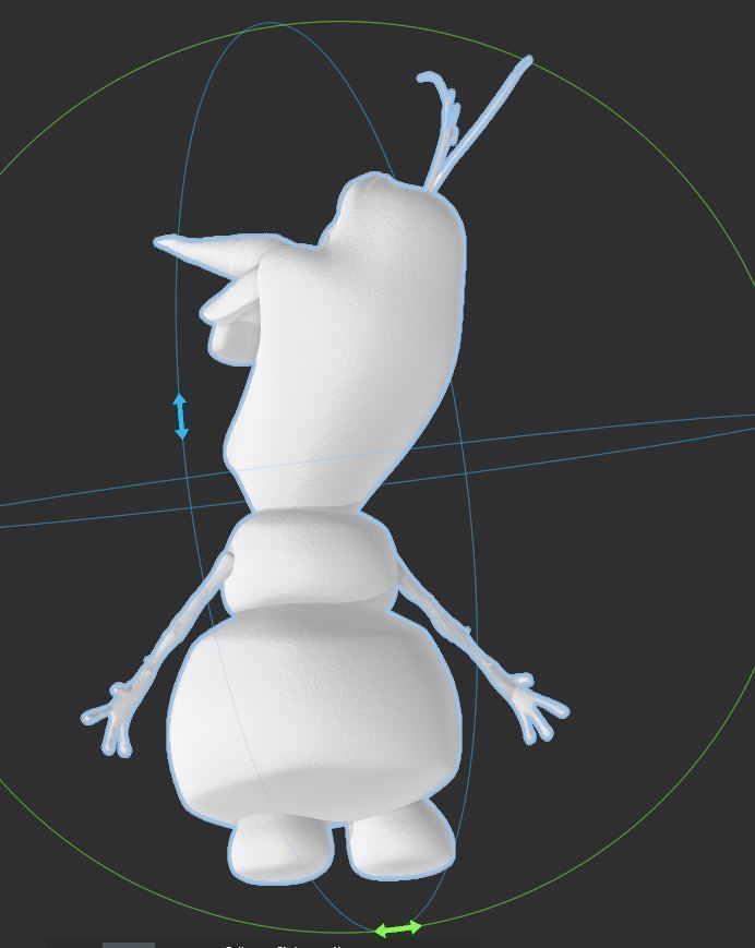 DISNEY FROZEN 3 PACK - ANNA ELSA and OLAF Hi Res 3D Print Files 3D print model_26