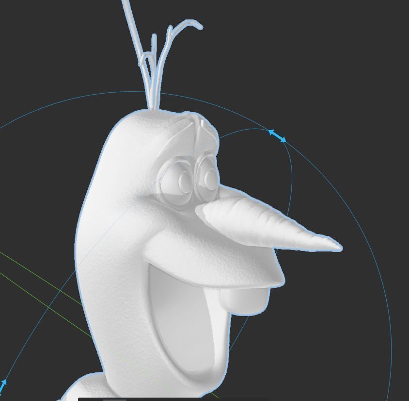 DISNEY FROZEN 3 PACK - ANNA ELSA and OLAF Hi Res 3D Print Files 3D print model_23