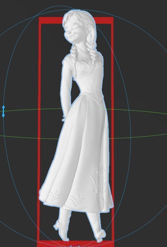 DISNEY FROZEN 3 PACK - ANNA ELSA and OLAF Hi Res 3D Print Files 3D print model_20