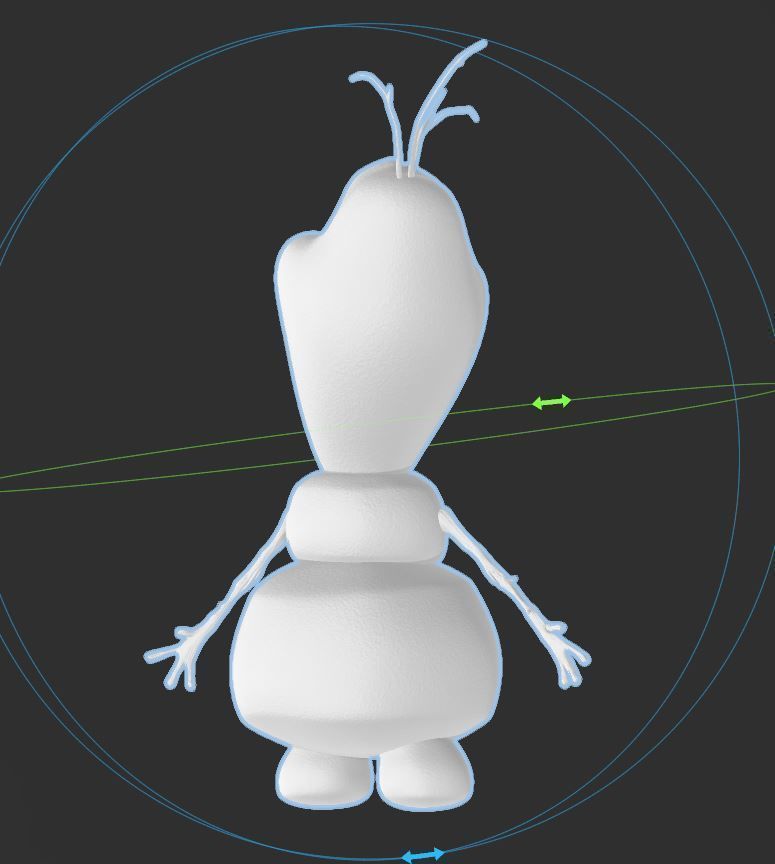 DISNEY FROZEN 3 PACK - ANNA ELSA and OLAF Hi Res 3D Print Files 3D print model_27