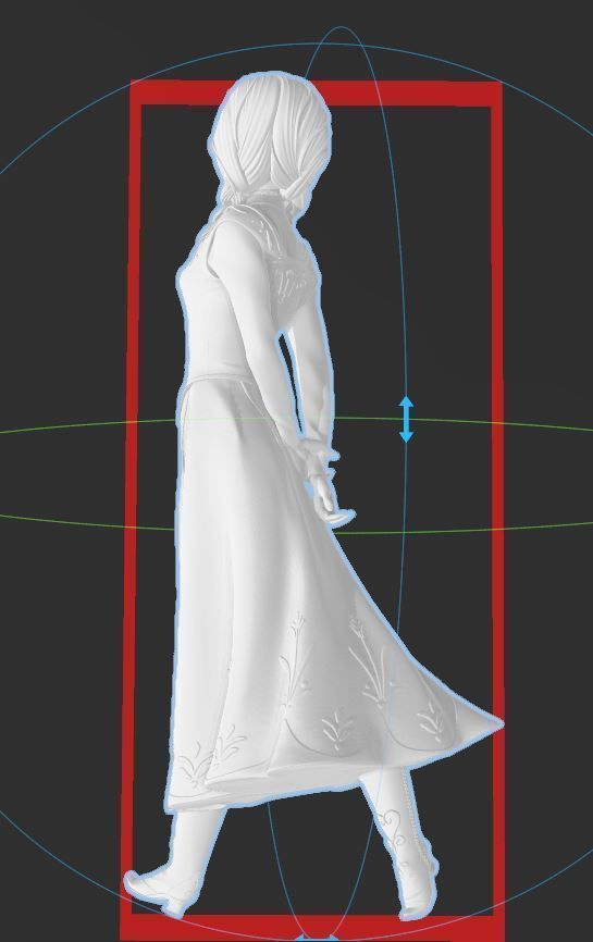 DISNEY FROZEN 3 PACK - ANNA ELSA and OLAF Hi Res 3D Print Files 3D print model_14