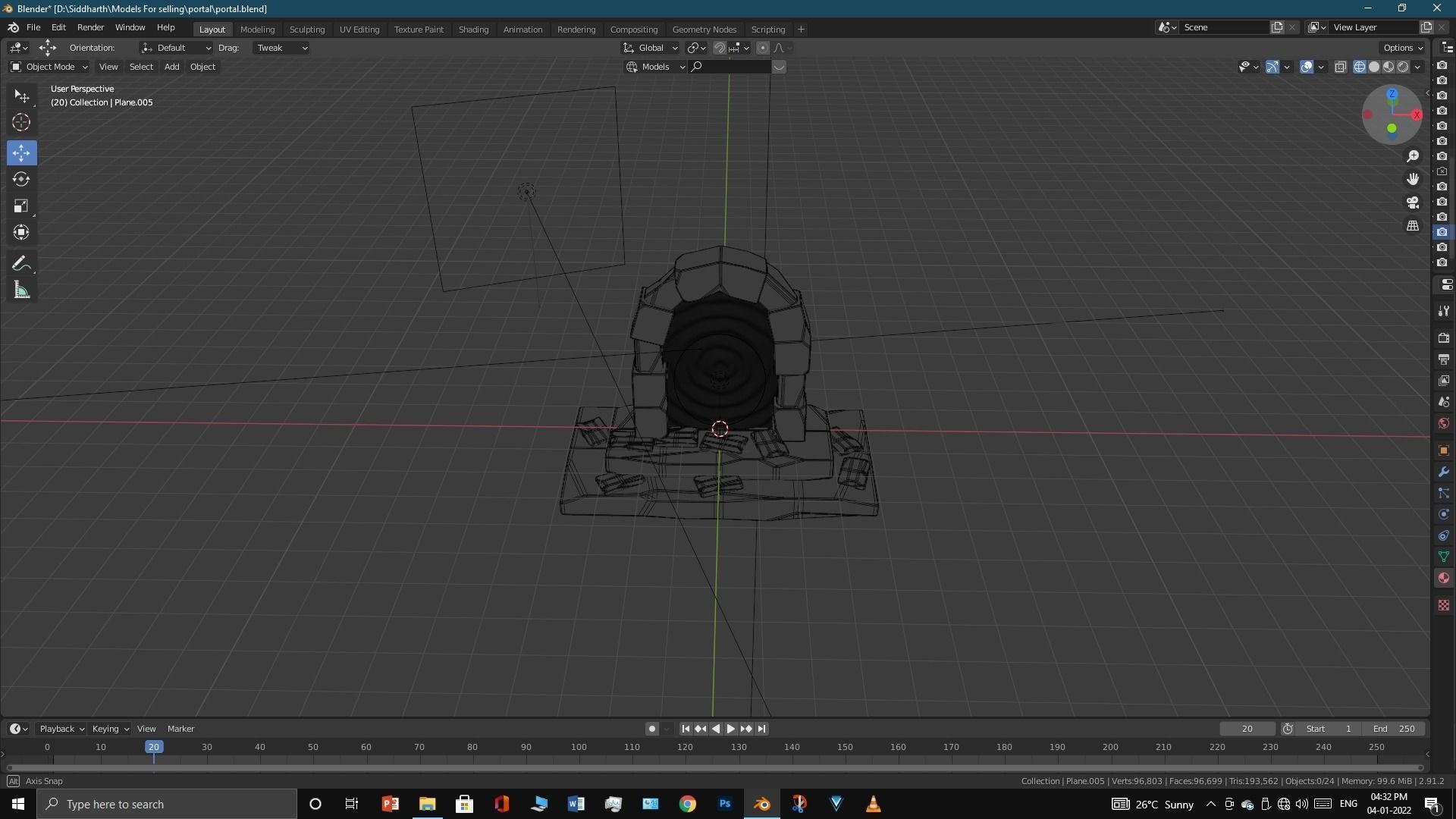 Old Portal 3D model_31