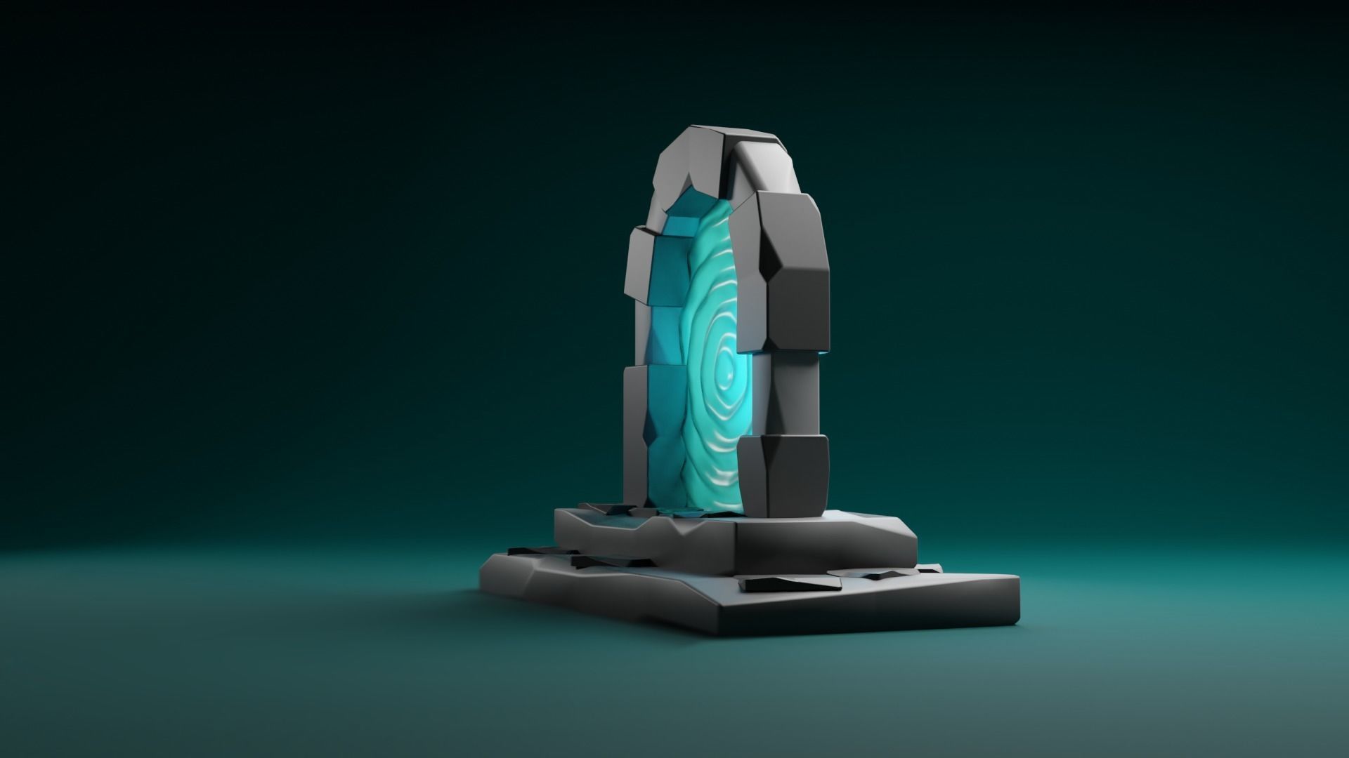 Old Portal 3D model_2