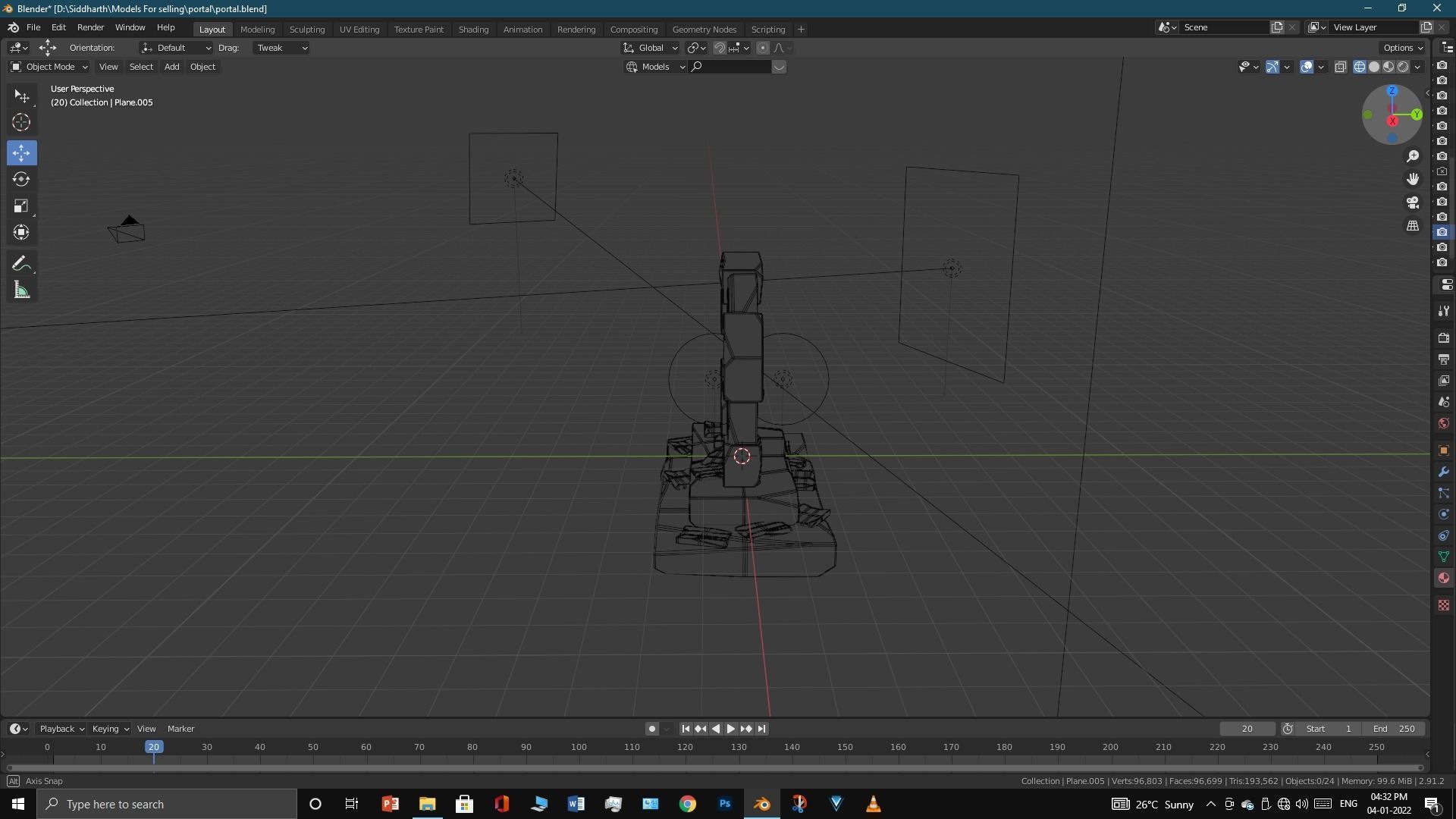 Old Portal 3D model_29
