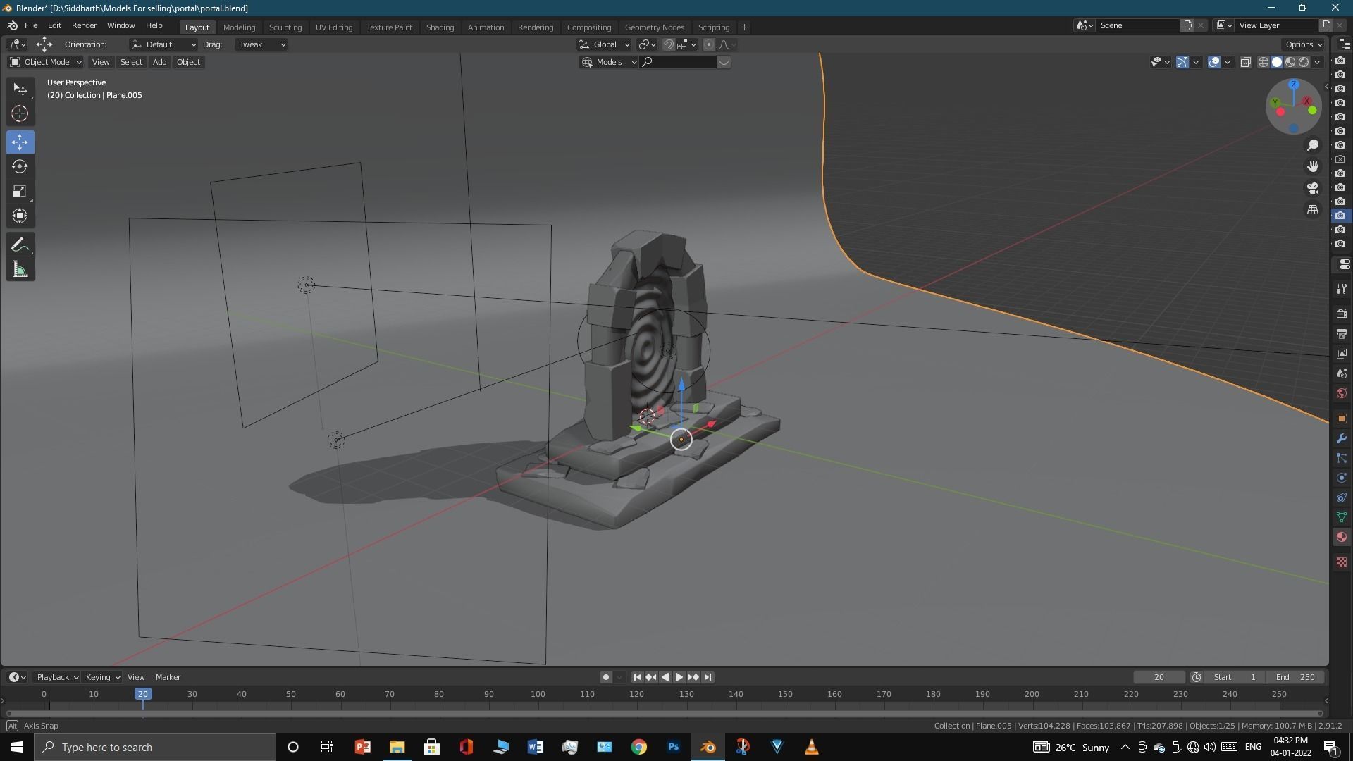 Old Portal 3D model_22