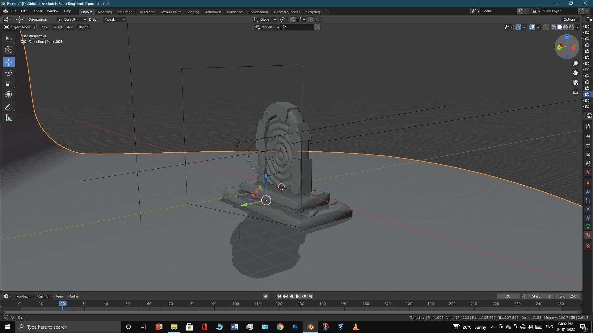 Old Portal 3D model_18
