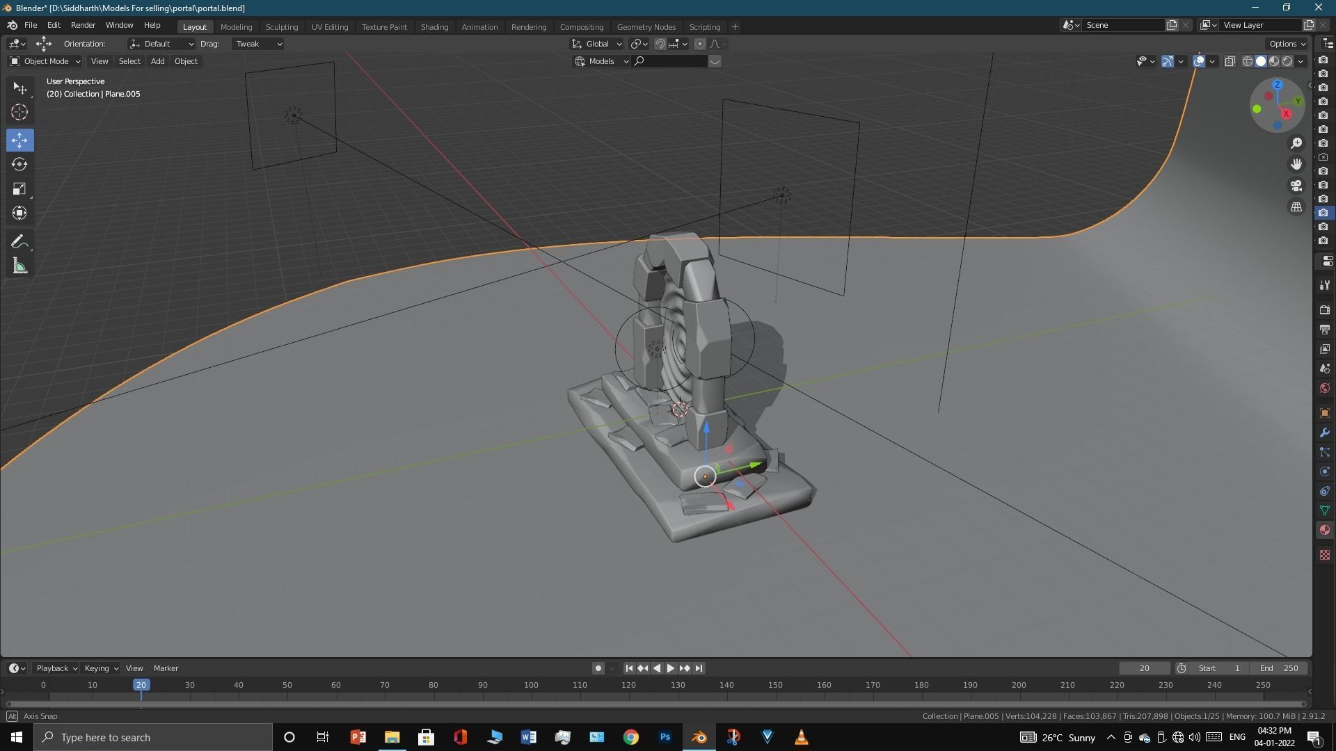 Old Portal 3D model_23