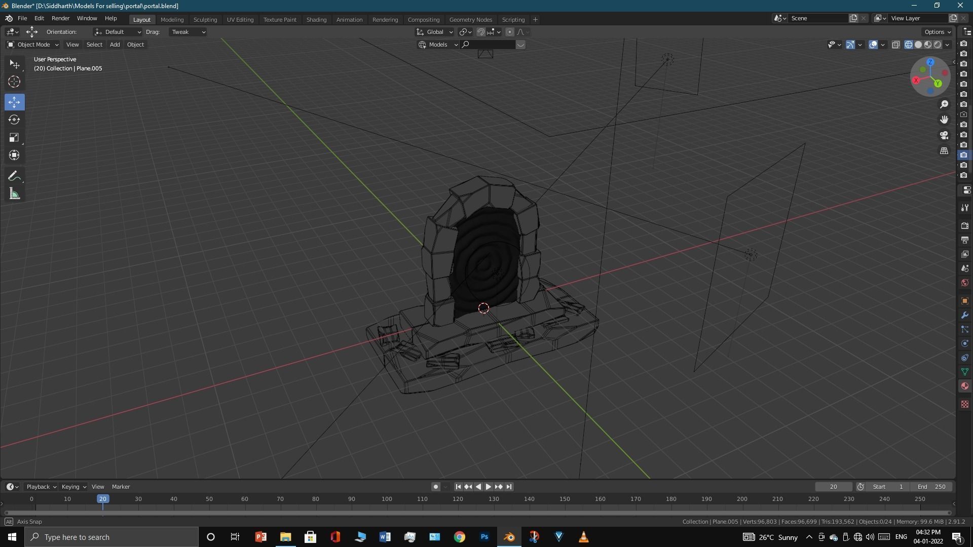 Old Portal 3D model_33
