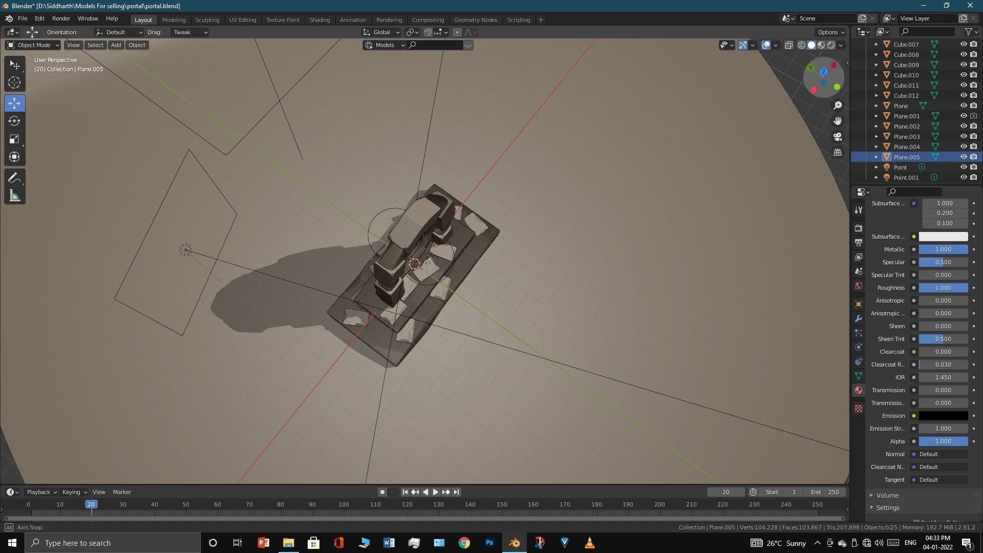 Old Portal 3D model_39