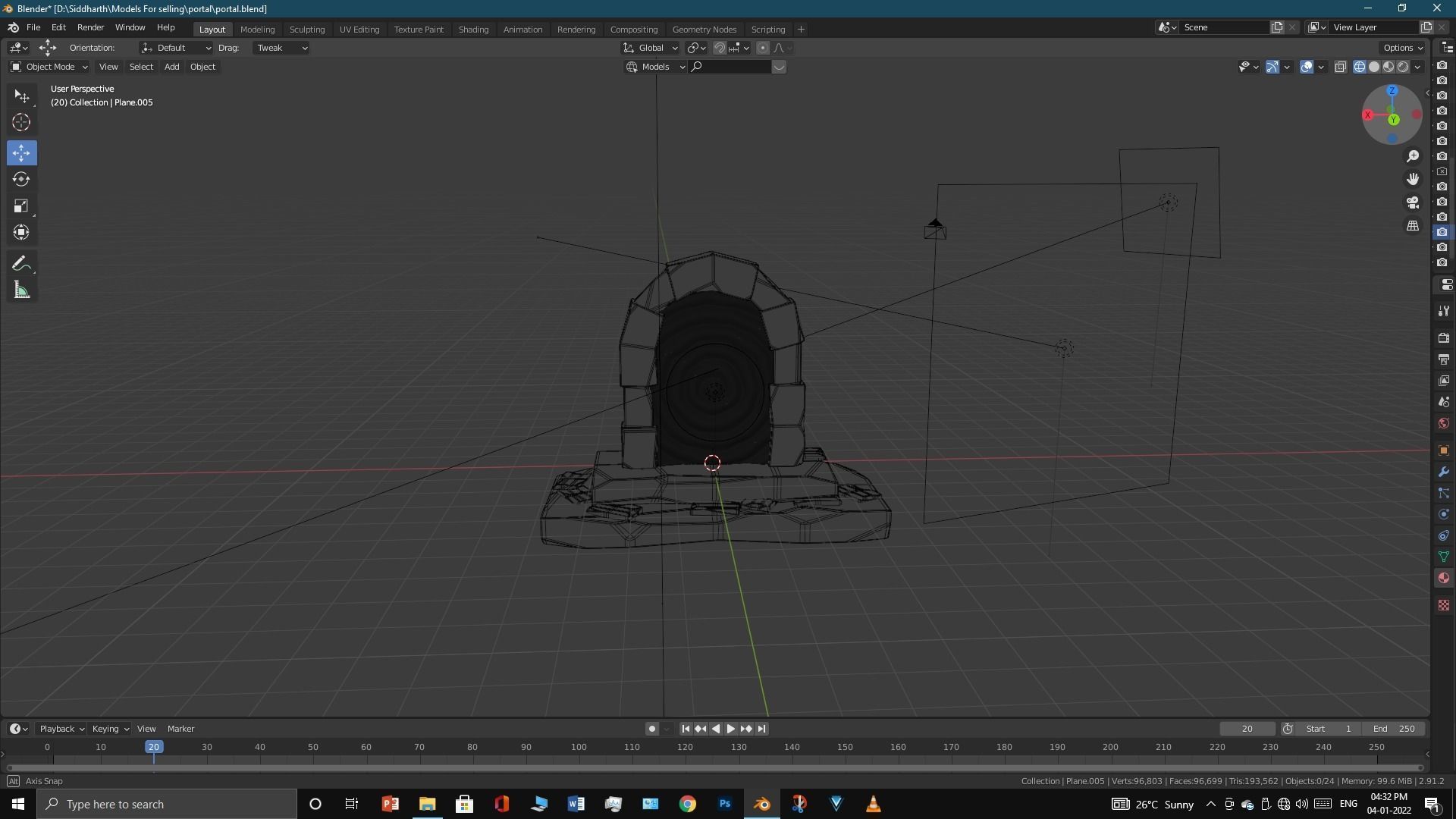 Old Portal 3D model_34