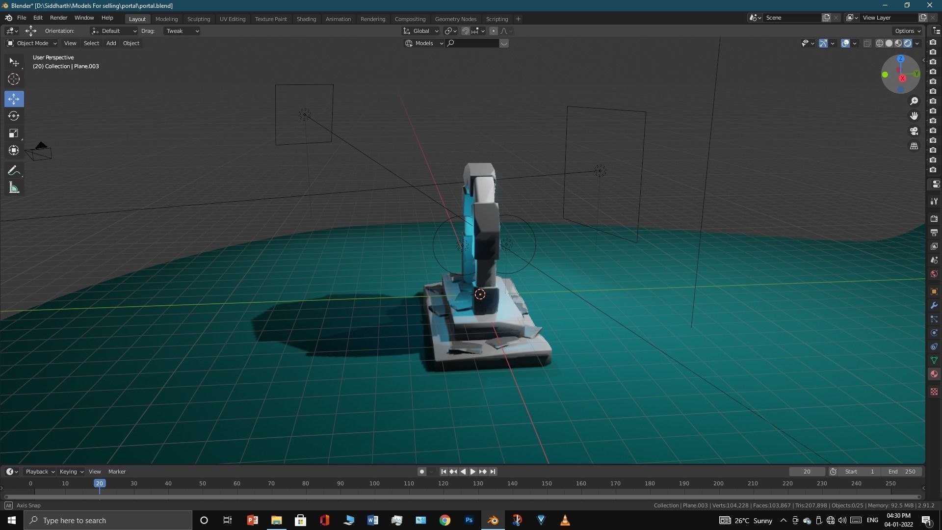 Old Portal 3D model_15