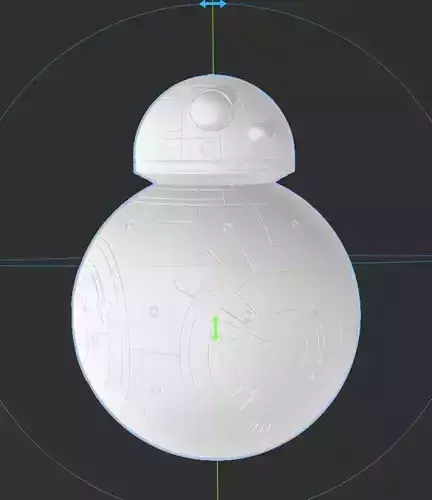 STAR WARS BB-8 DROID - PERFECT - Hi RES 3d Print File 3D print model