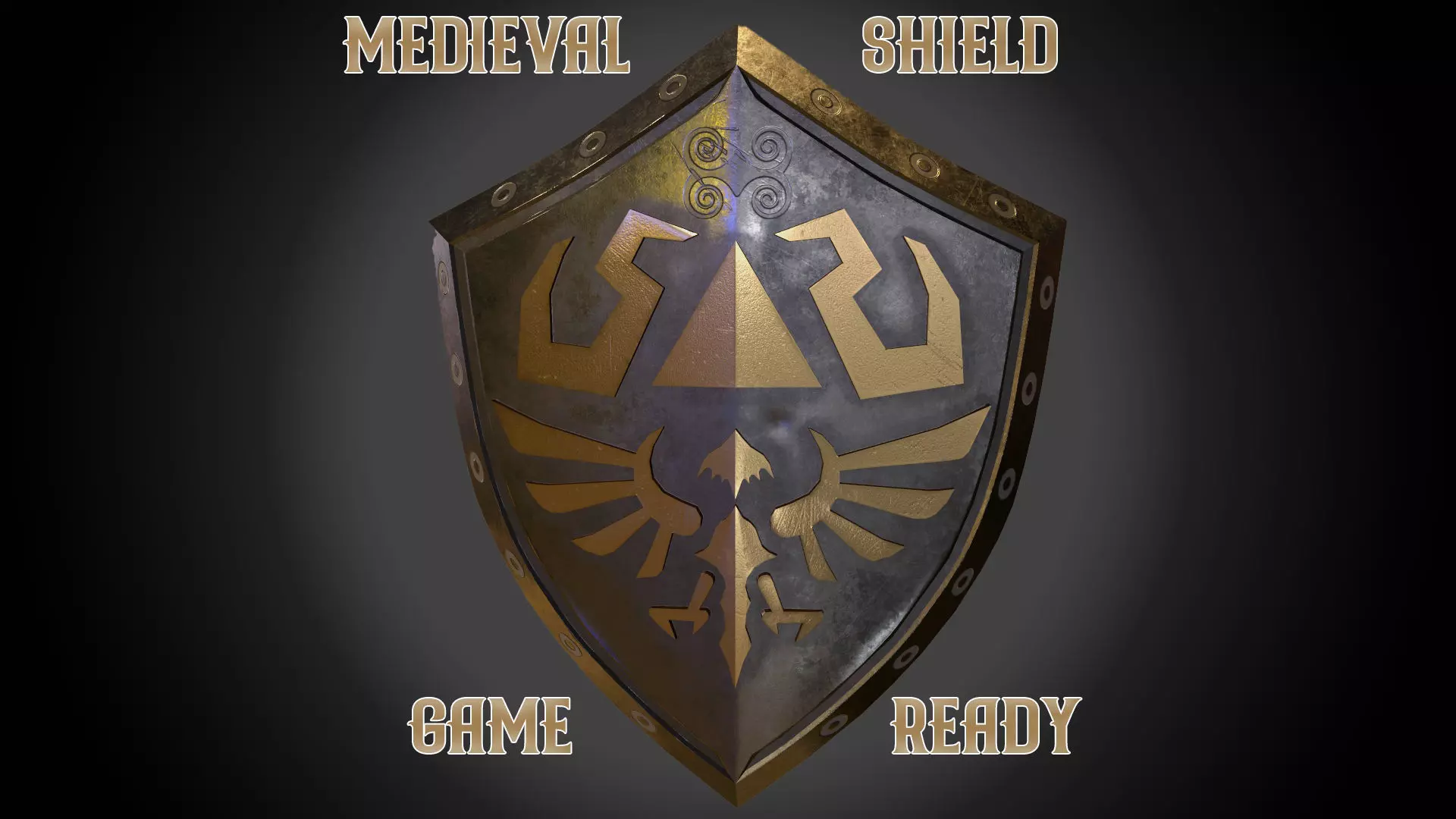 3D model 3D Game - Medieval Shield VR / AR / low-poly | CGTrader