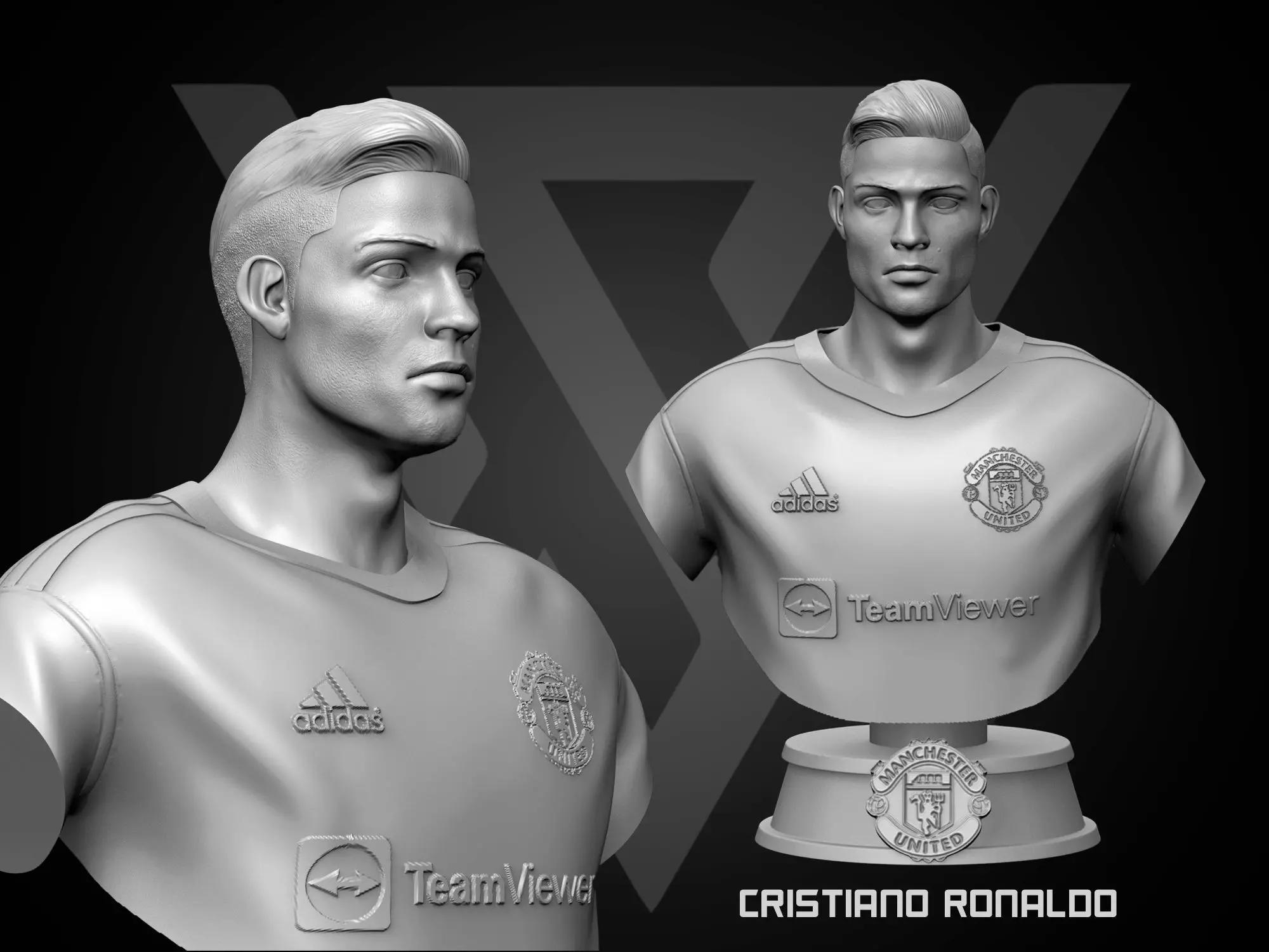 Ronaldo 3D Printable 2 3D print model_0