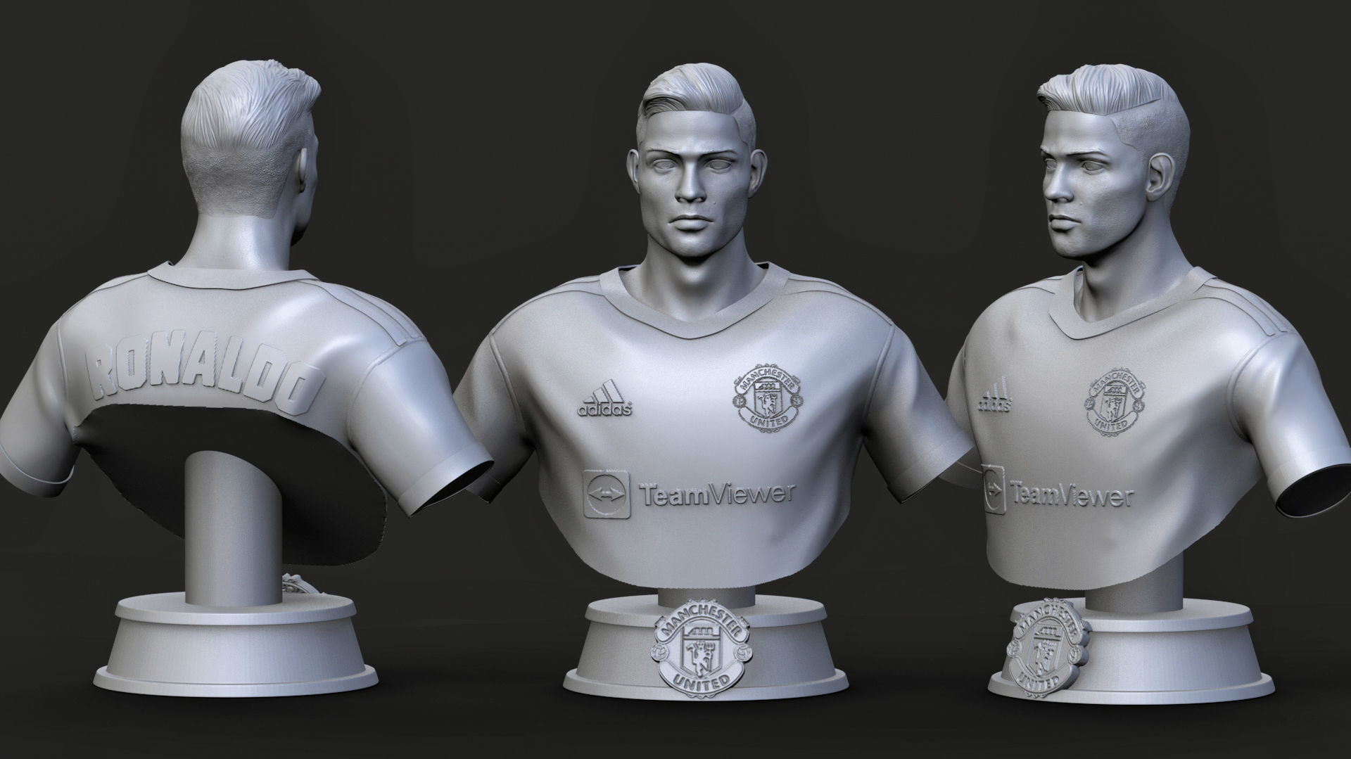 Ronaldo 3D Printable 2 3D print model_1
