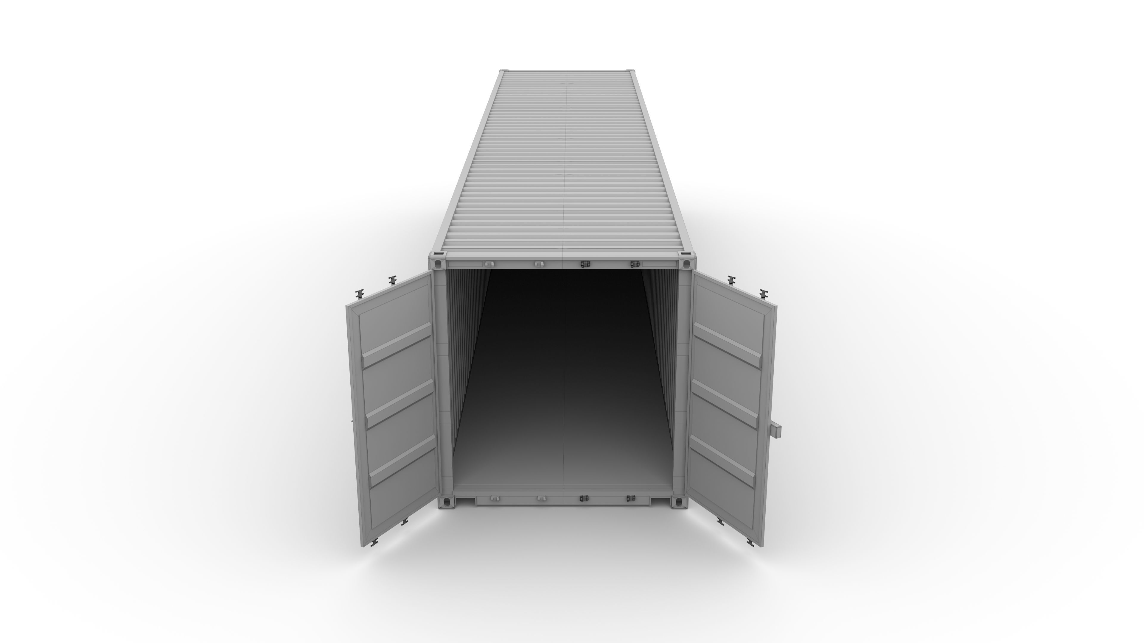40ft Shipping Container Caru v2 3D model_14