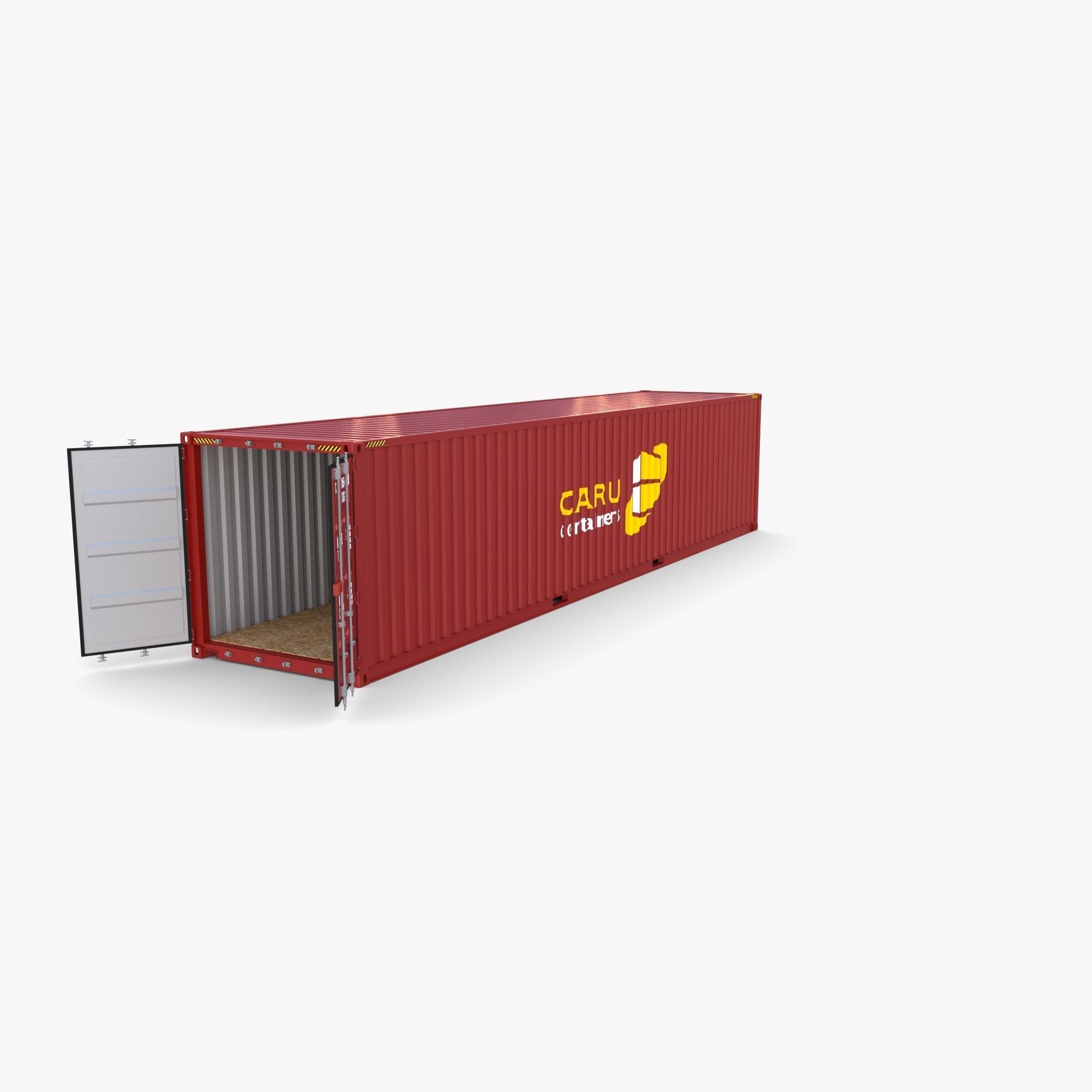 40ft Shipping Container Caru v2 3D model_7
