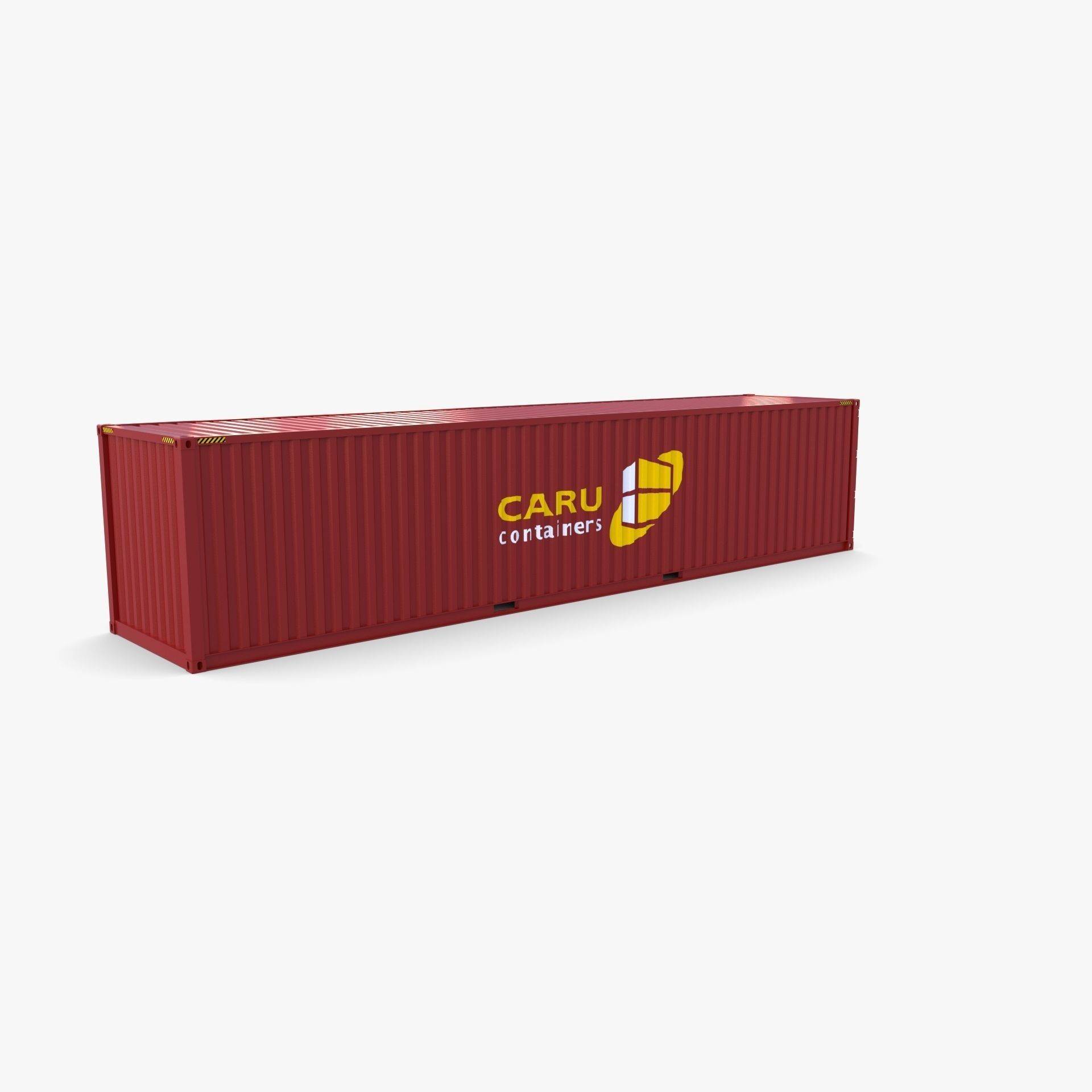 40ft Shipping Container Caru v2 3D model_4