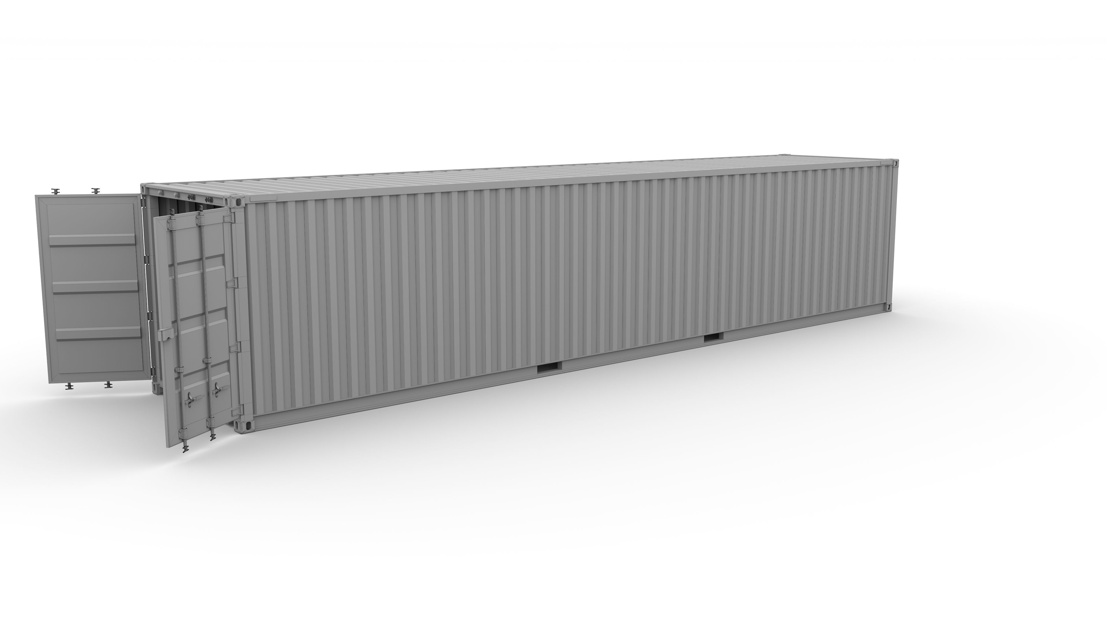 40ft Shipping Container Caru v2 3D model_11