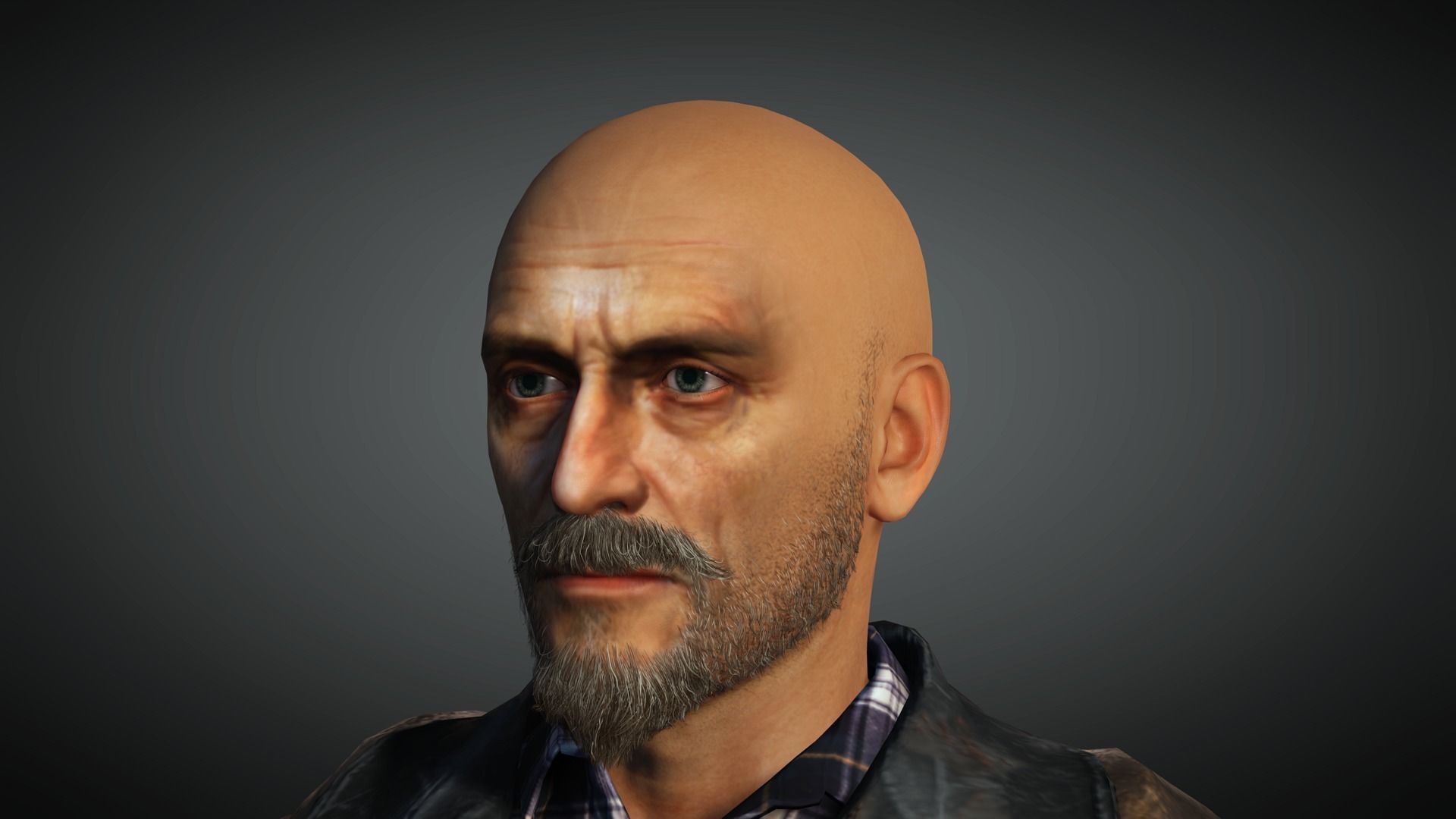 AAA Apocalypse Male Character 04 Low-poly 3D model_20