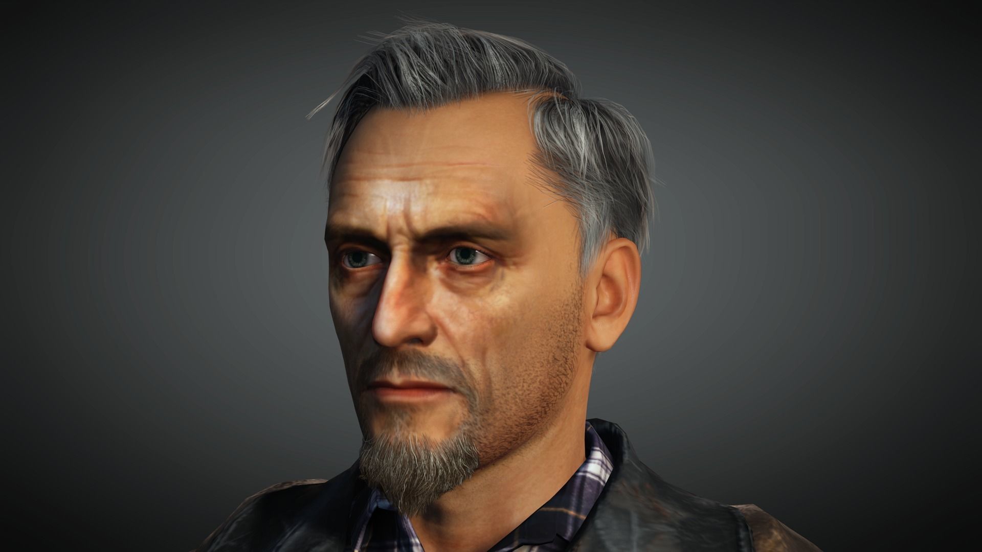 AAA Apocalypse Male Character 04 Low-poly 3D model_21