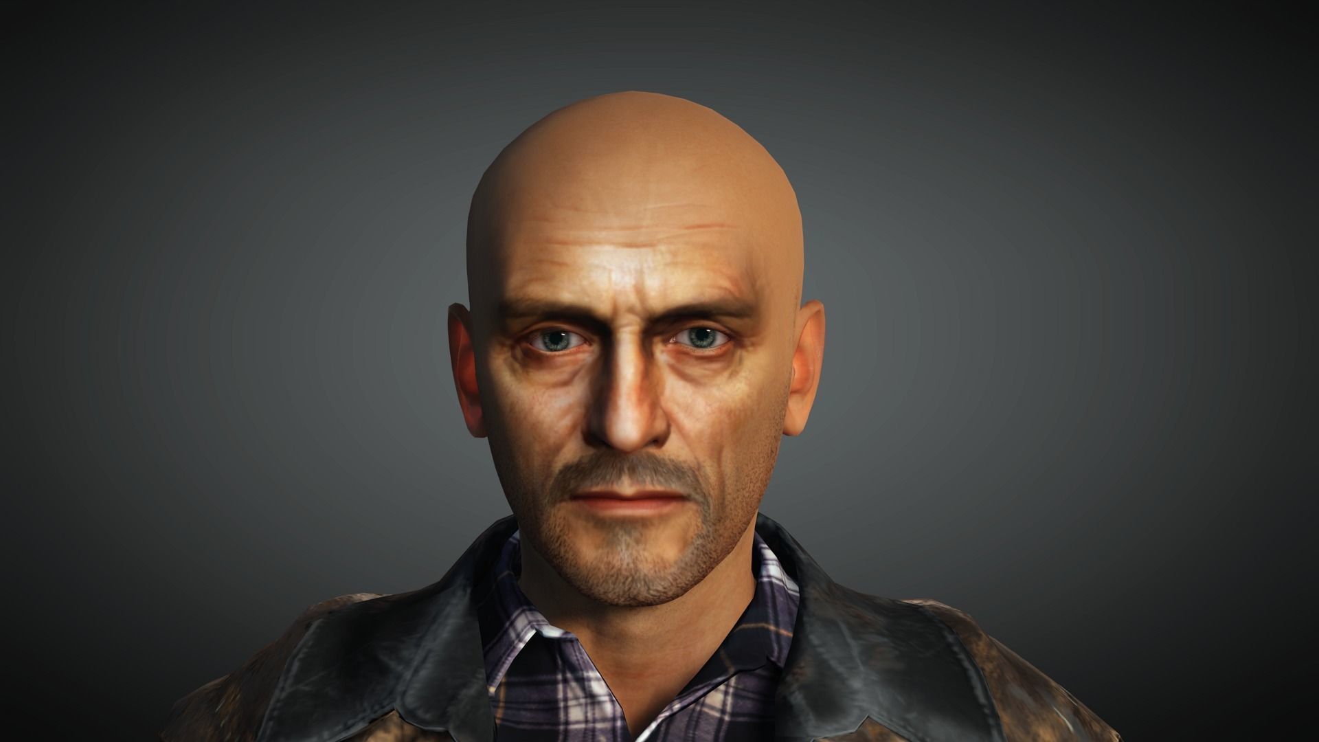 AAA Apocalypse Male Character 04 Low-poly 3D model_18