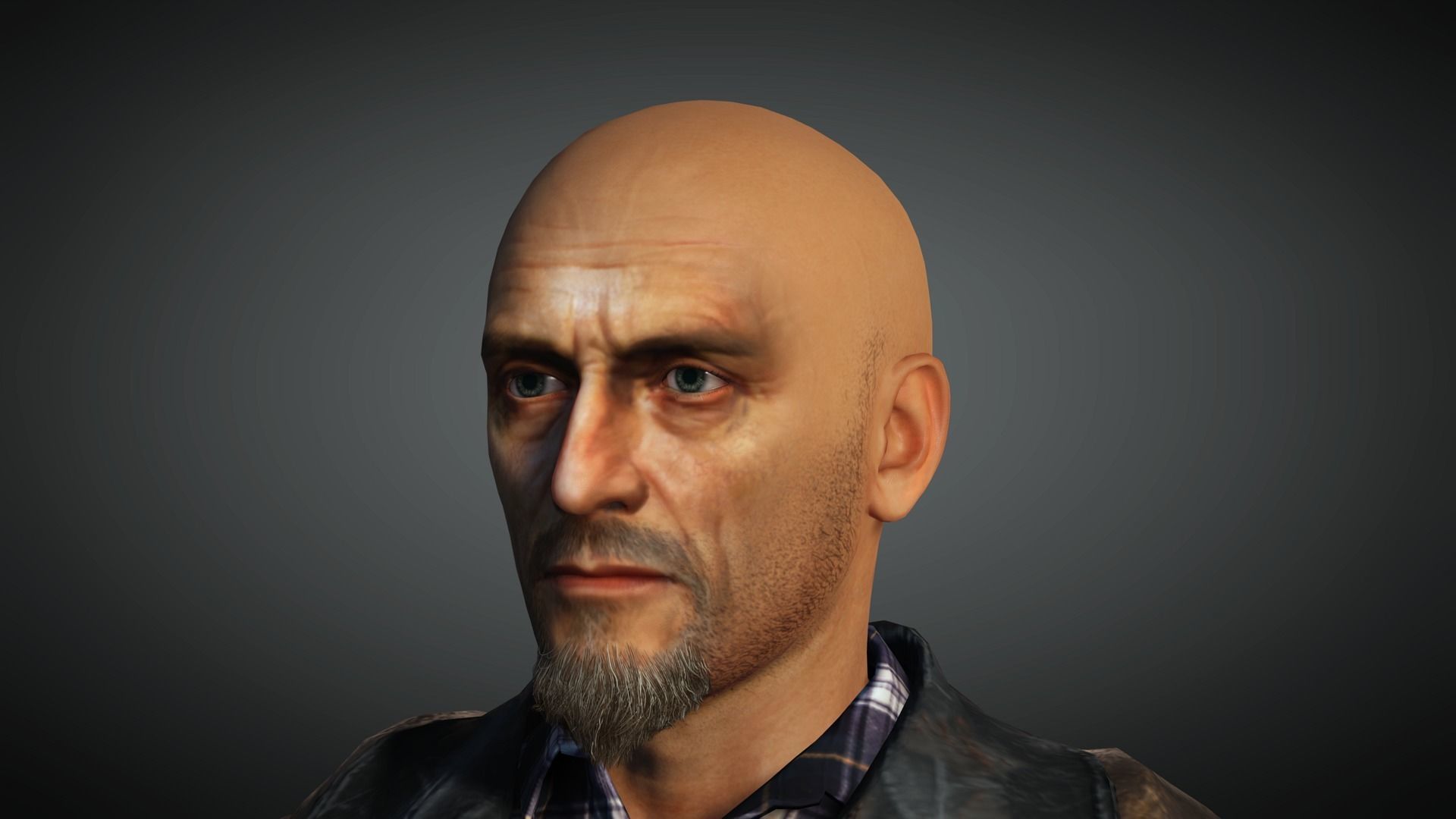 AAA Apocalypse Male Character 04 Low-poly 3D model_19