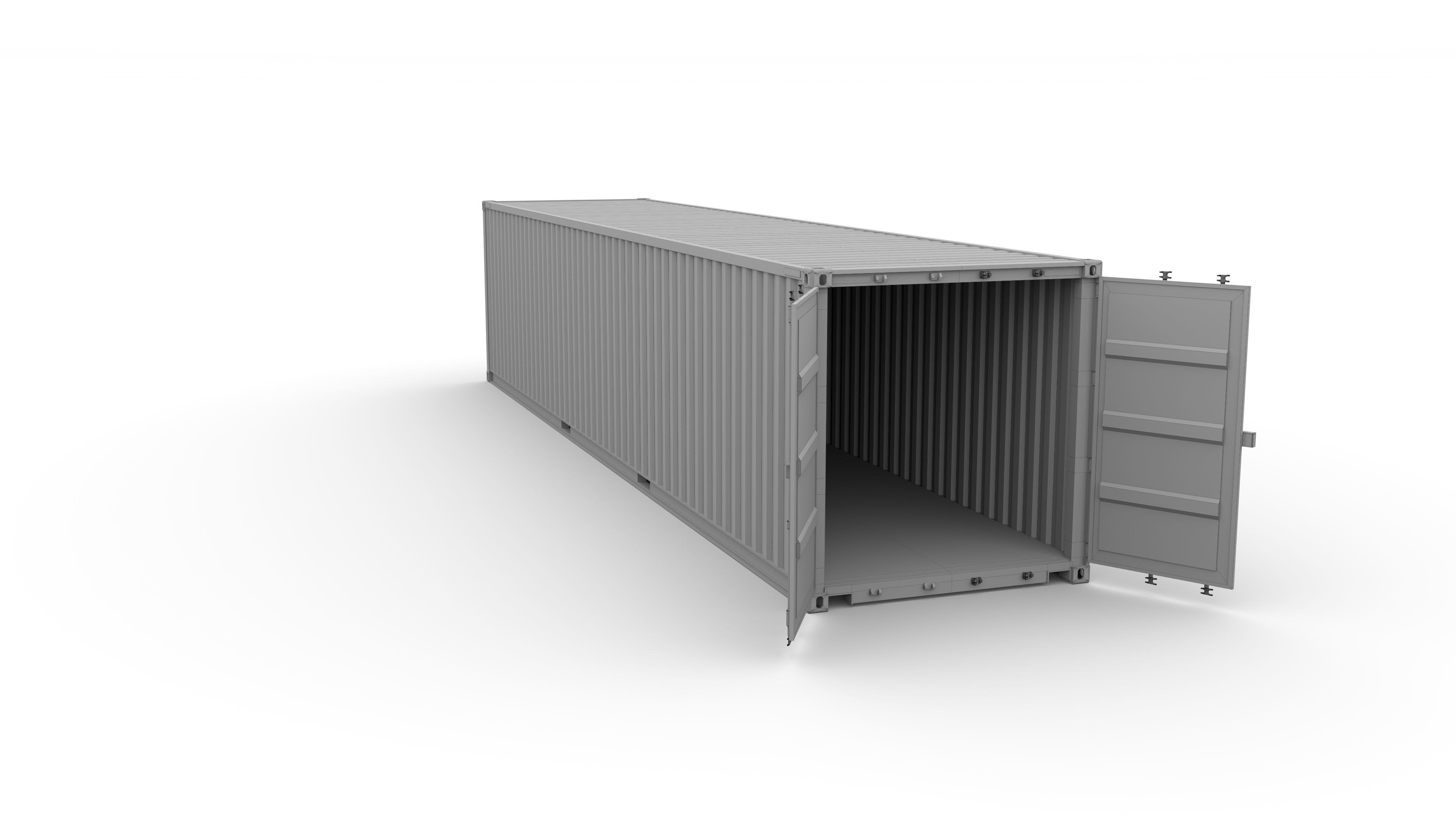 40ft Shipping Container DB Schenker 3D model_12