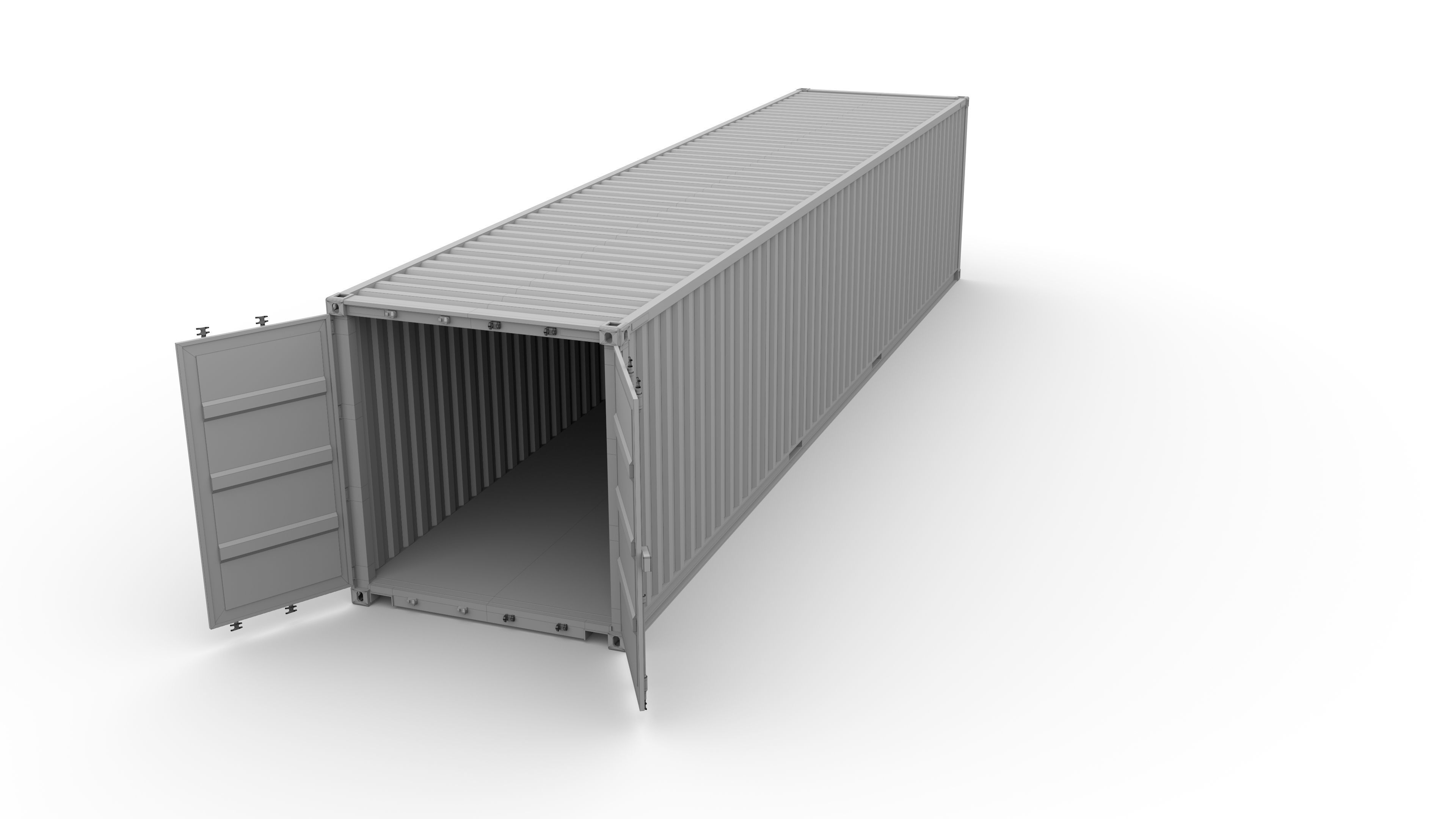 40ft Shipping Container DB Schenker 3D model_13