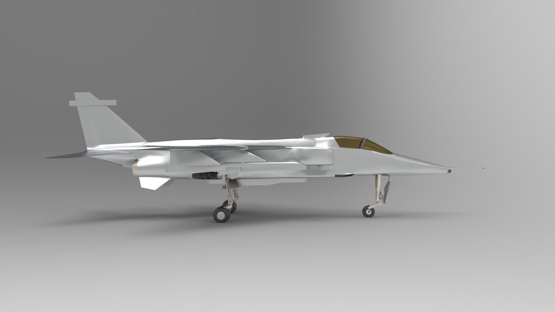 sepecat jaguar 3D model_3