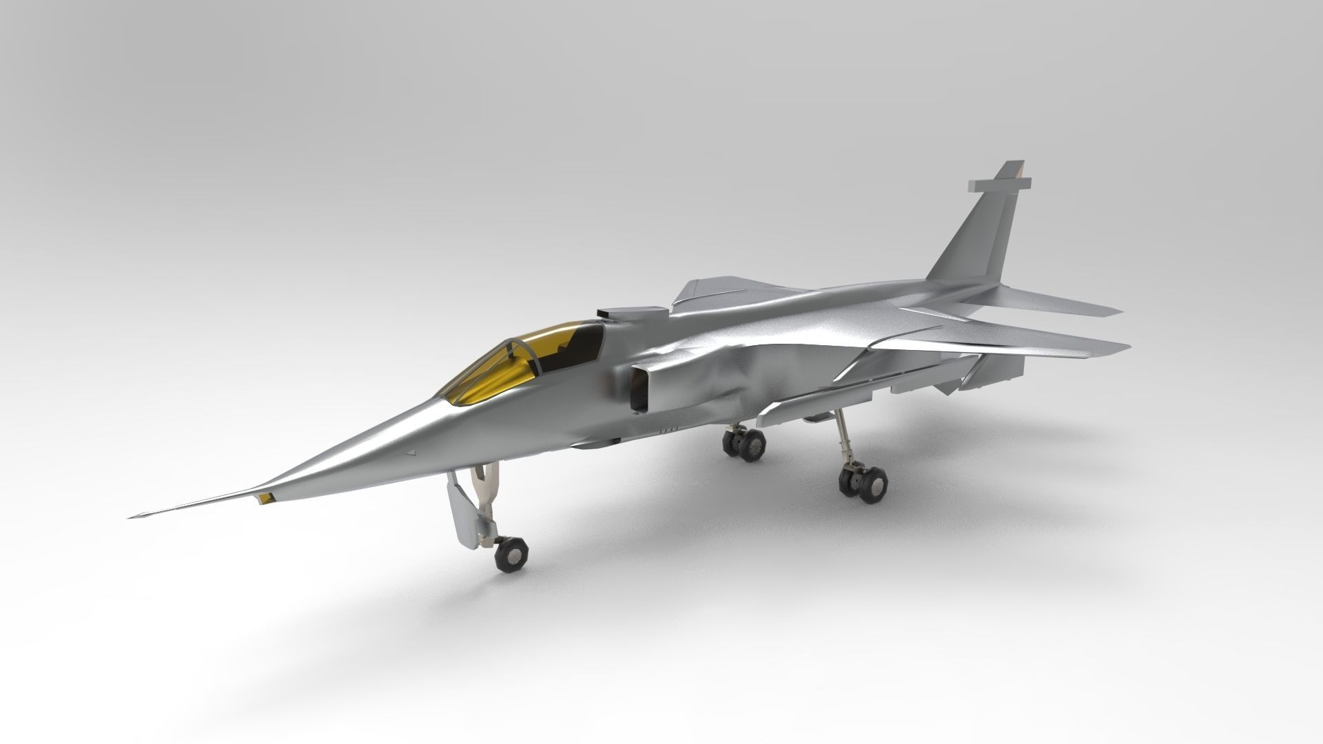 sepecat jaguar 3D model_7