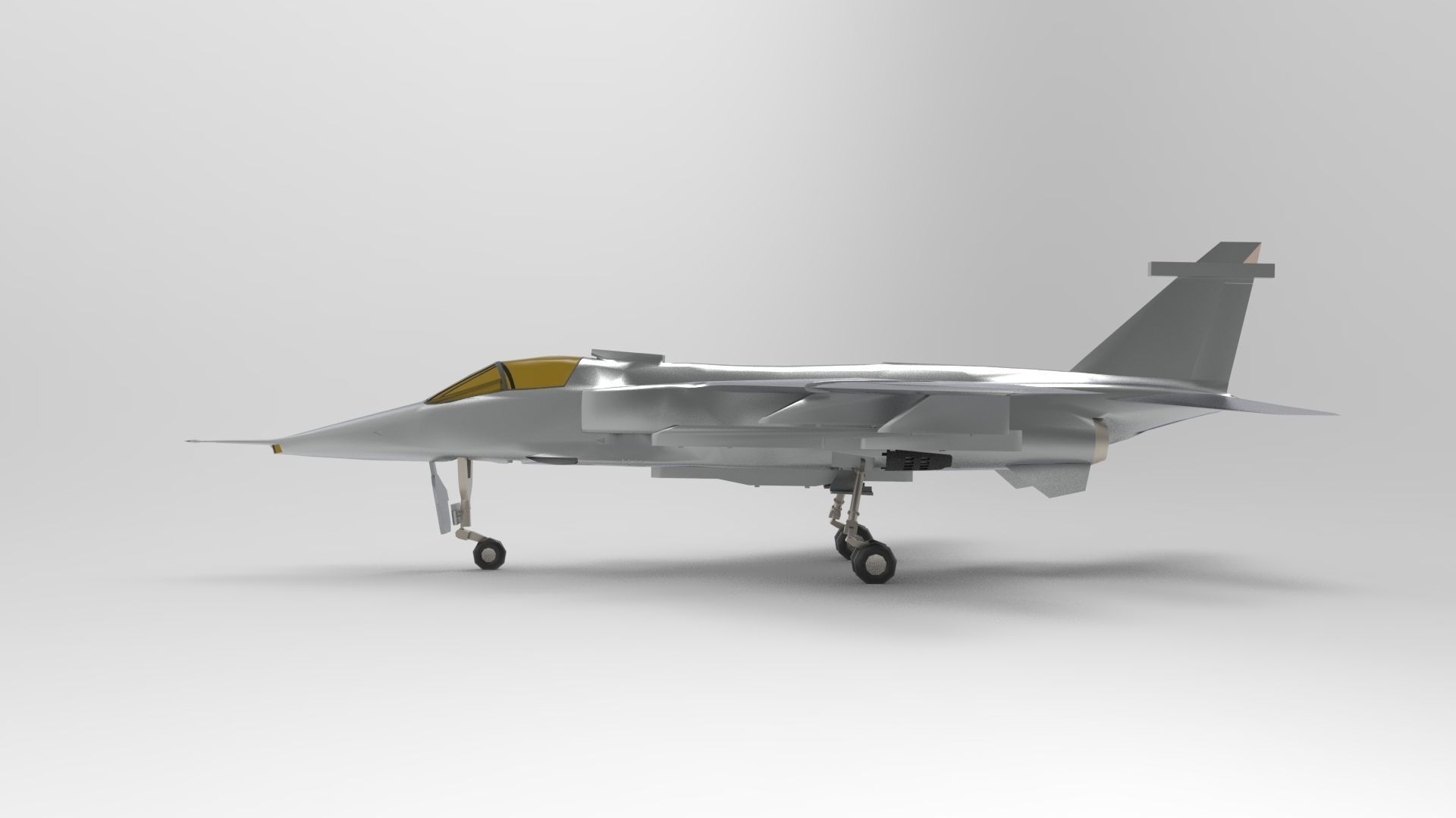 sepecat jaguar 3D model_4