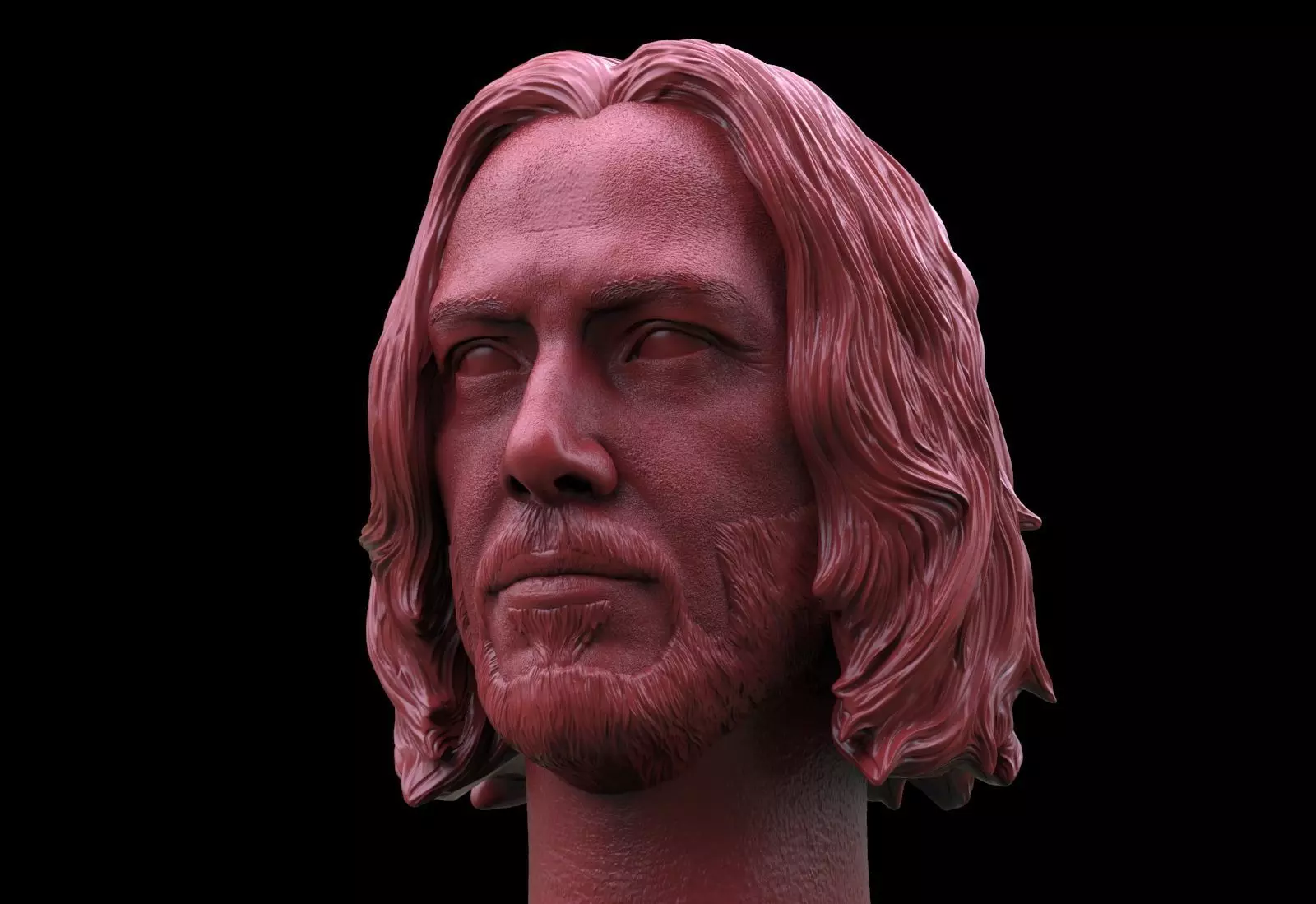 Keanu Reeves - Neo Head -Matrix 4 3D print model