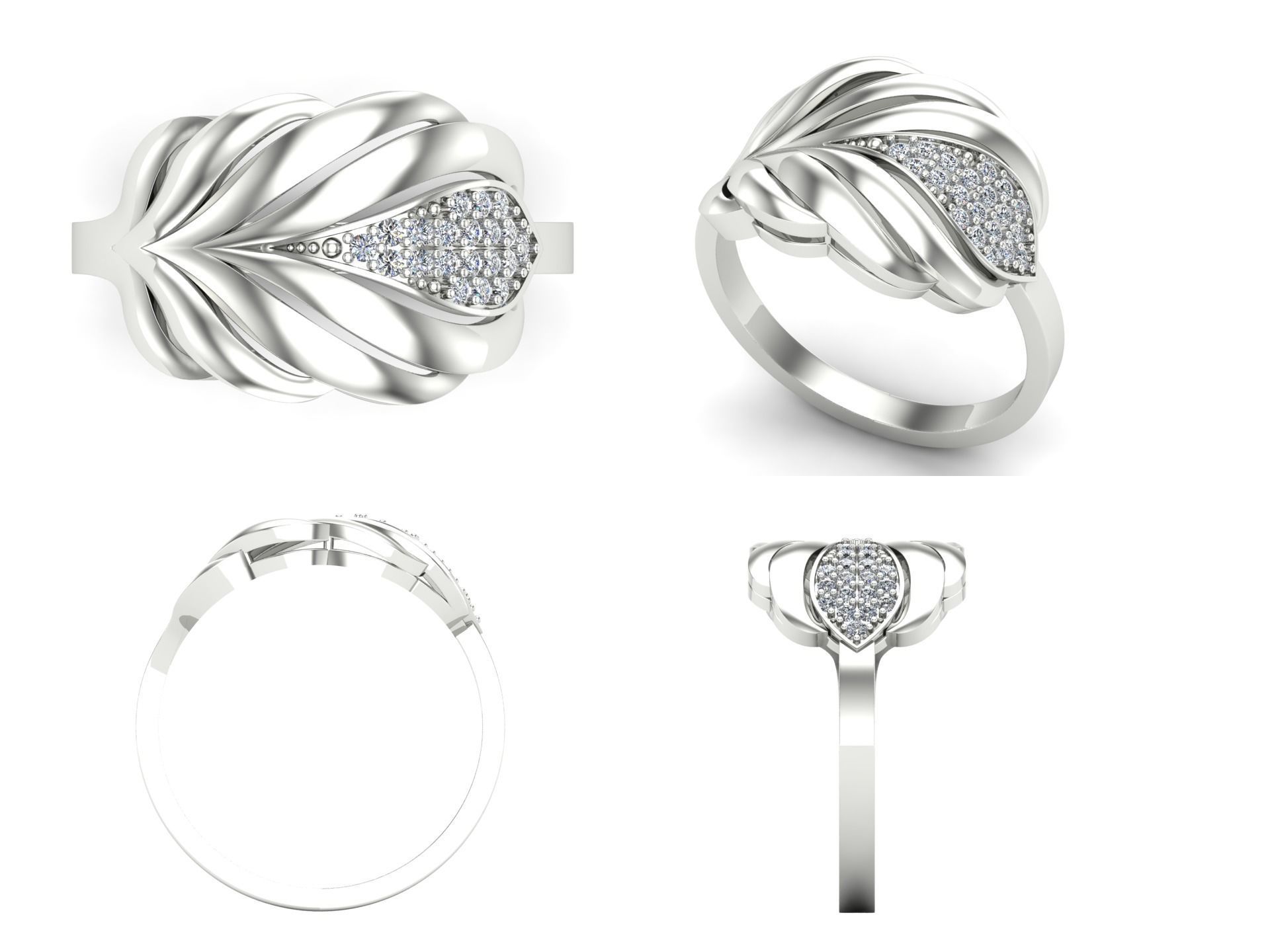 Ring kt38 3D print model_4