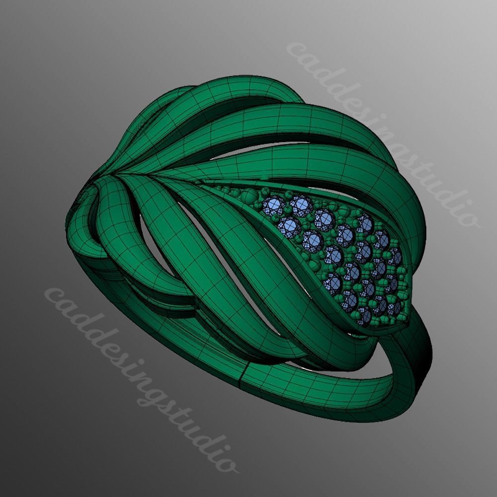 Ring kt38 3D print model_2