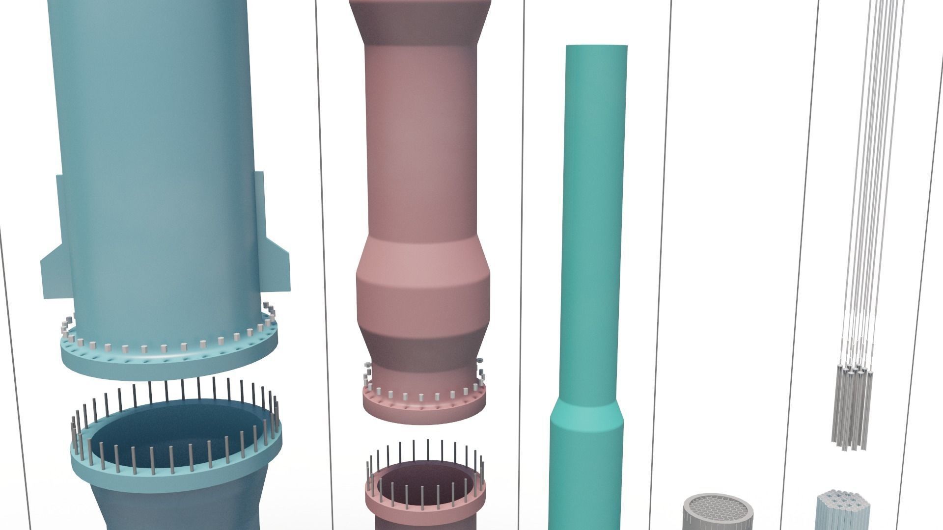 Generic Small Modular Reactor - PWR 3D model_6