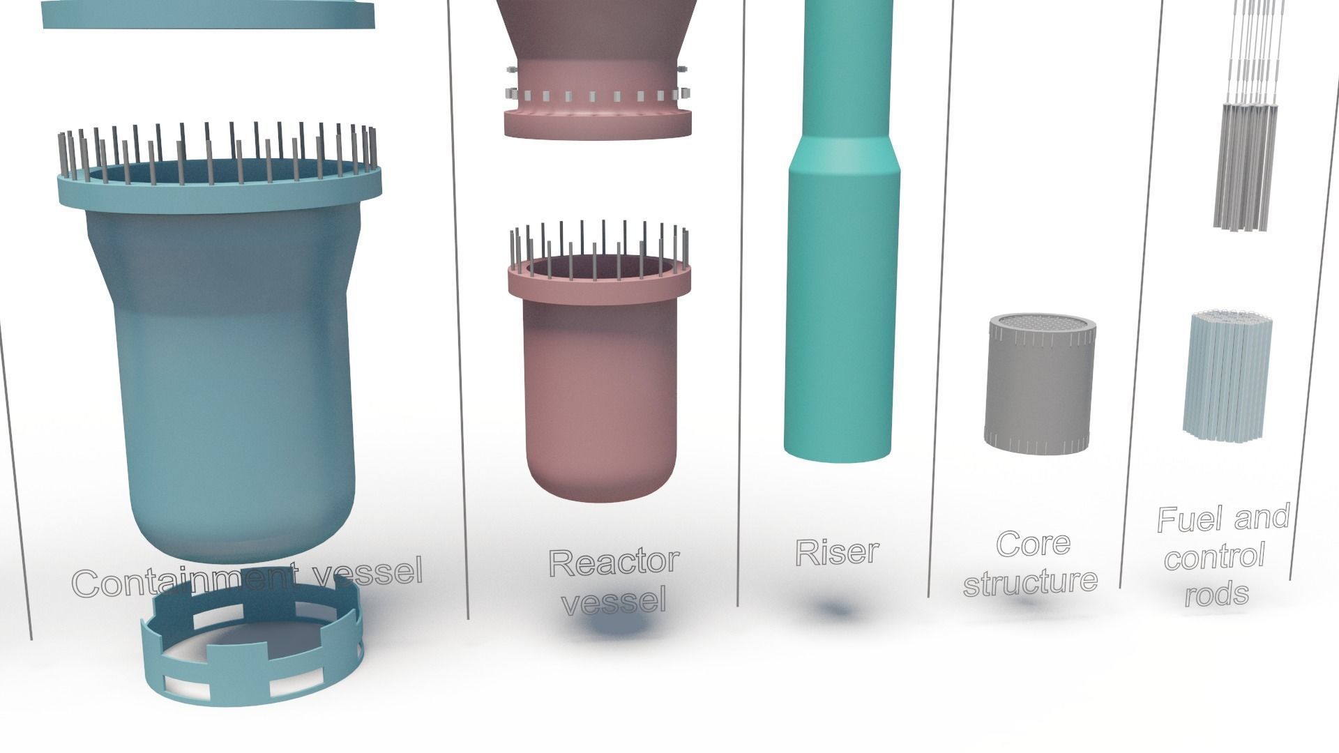 Generic Small Modular Reactor - PWR 3D model_5