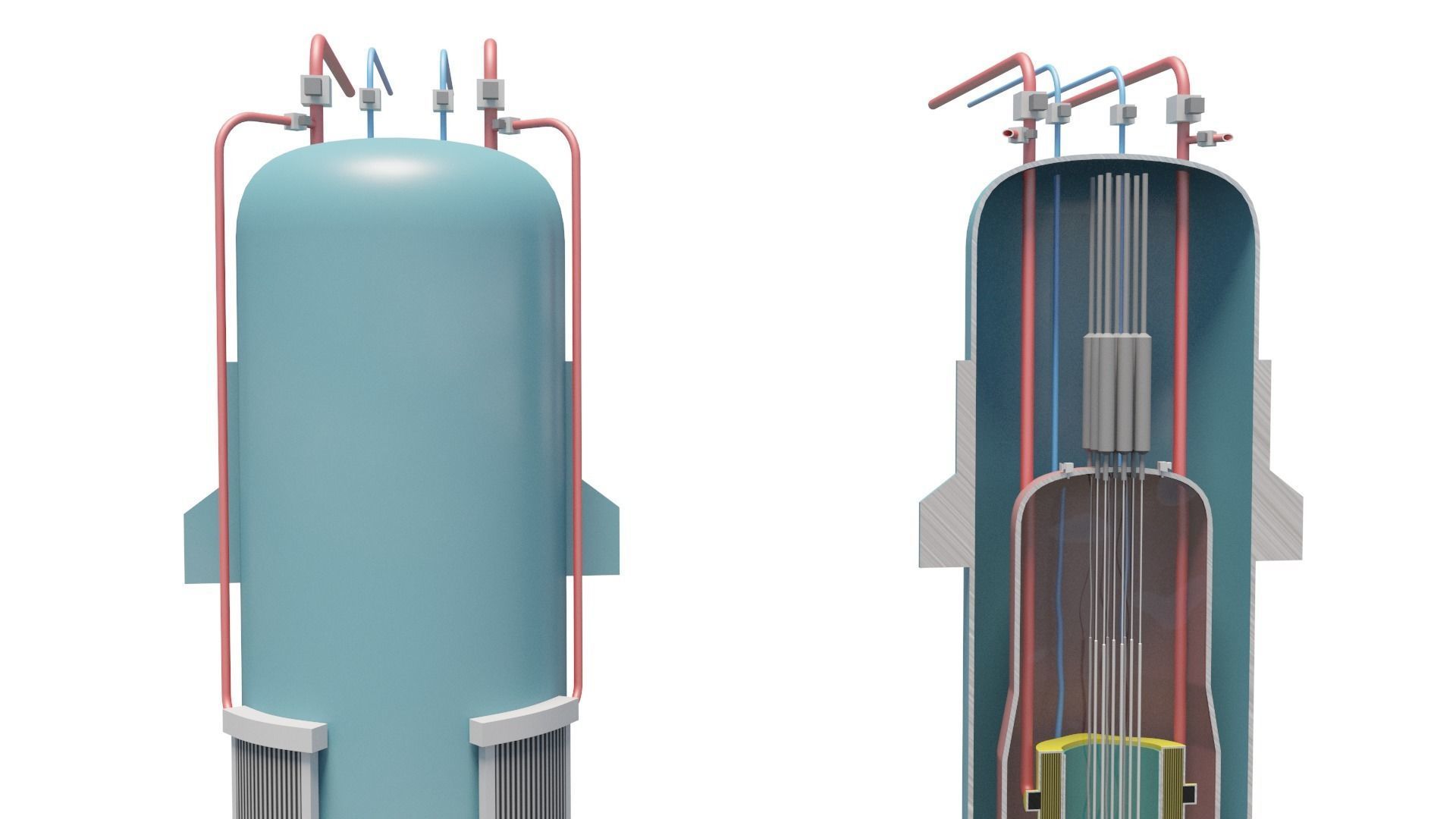 Generic Small Modular Reactor - PWR 3D model_4