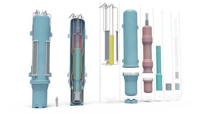Generic Small Modular Reactor - PWR 3D model
