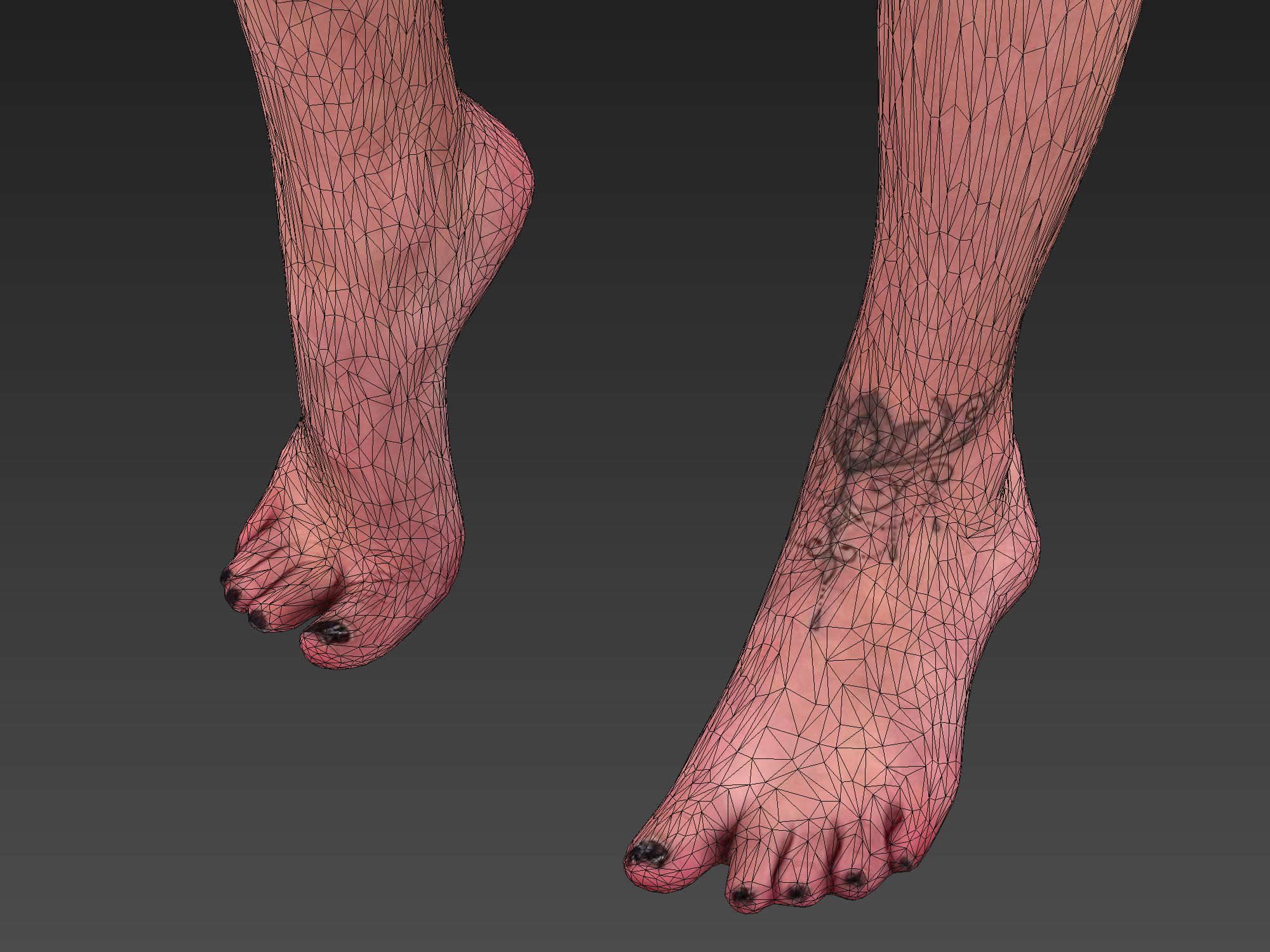 Hottie in a Pink 3D model_8